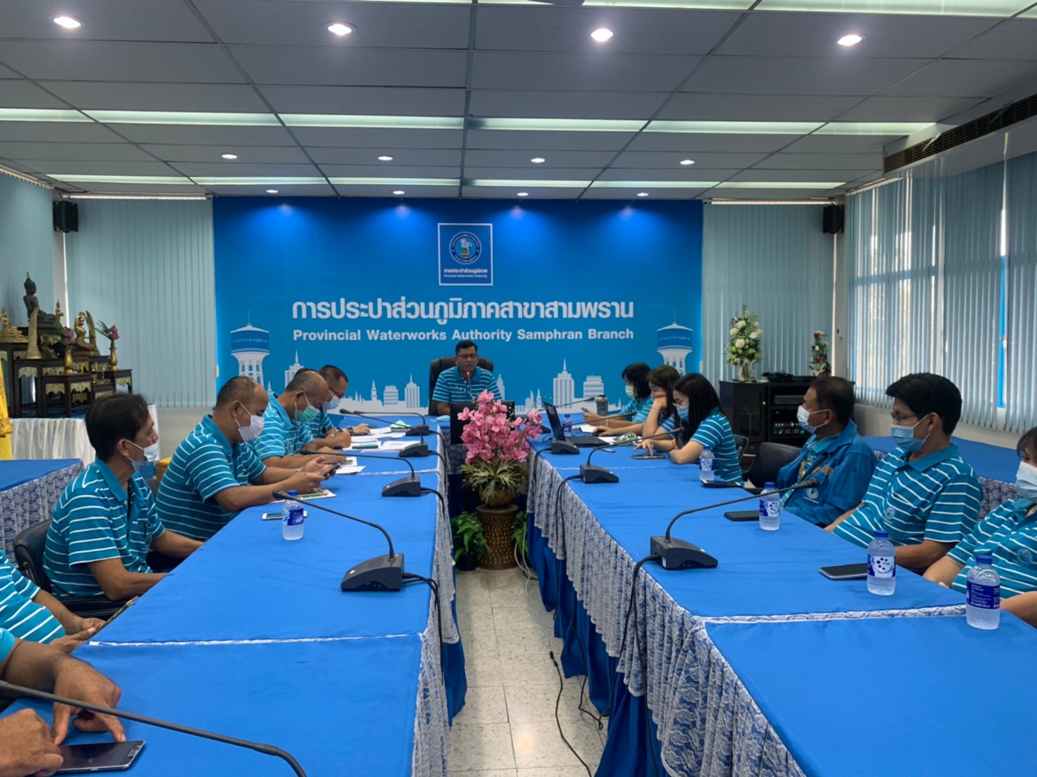 กปภ.สาขาสามพราน จัดกิจกรรม Morning Talk ประจำเดือน มีนาคม 2564