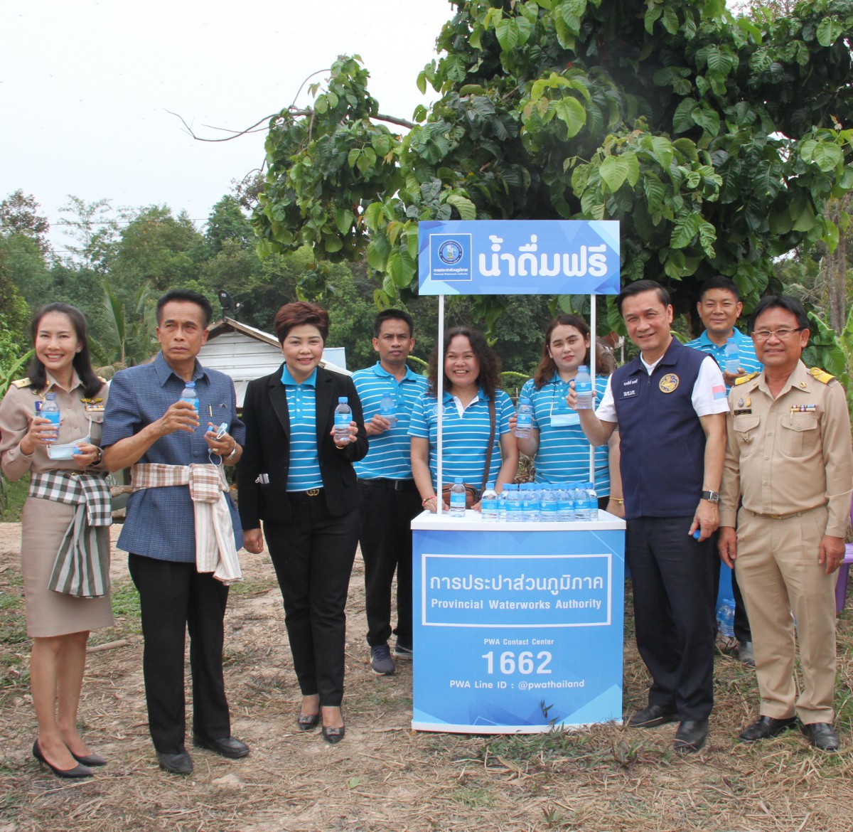 กปภ.ข.7 และ กปภ.สาขานครพนม ร่วมให้การต้อนรับ มท.3 ในโอกาสลงพื้นที่ตรวจราชการในพื้นที่ จ.นครพนม และ จ.บึงกาฬ