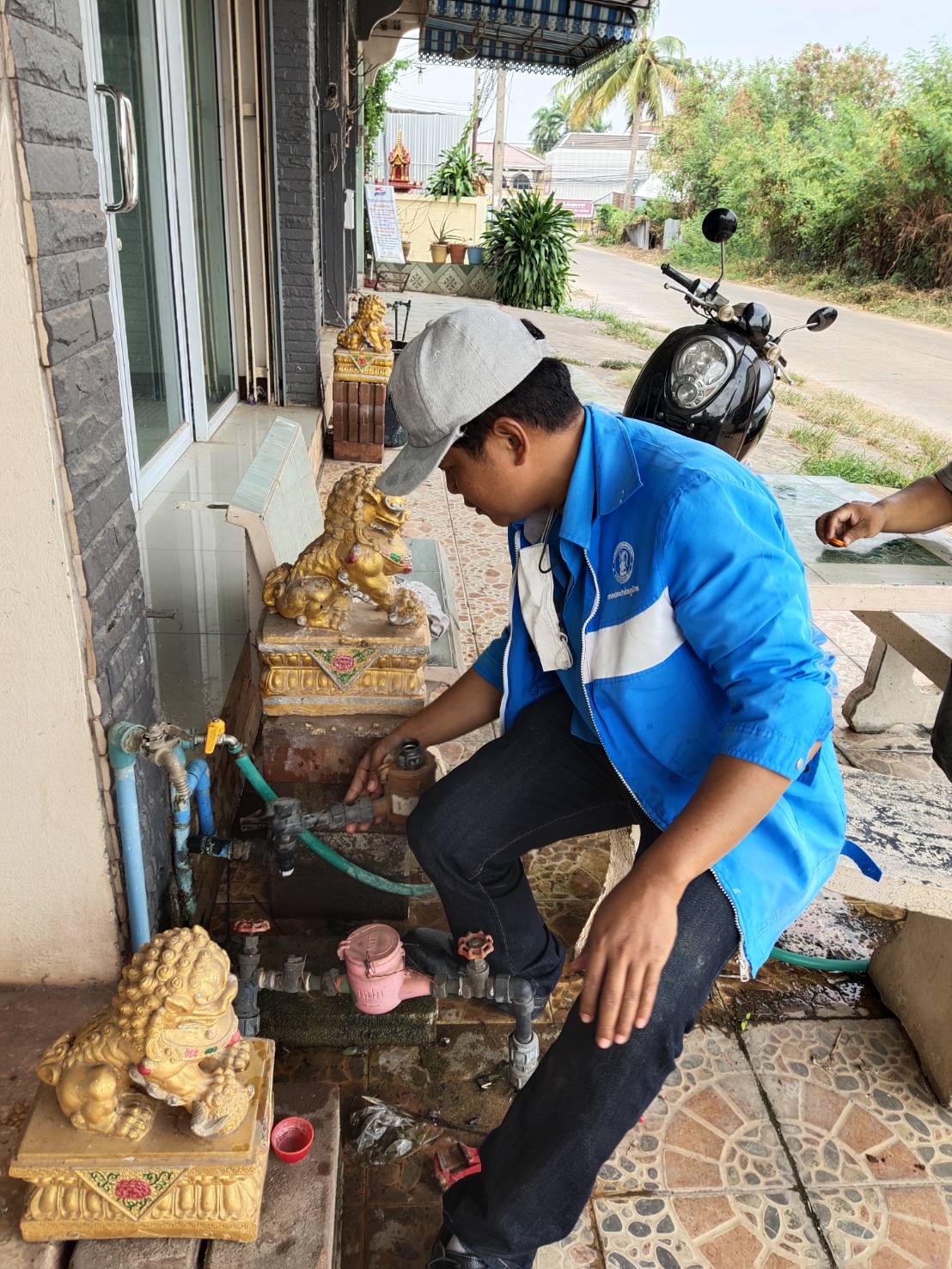 กปภ.สาขากำแพงเพชร จัดส่งมิสเตอร์ประปาให้บริการลูกค้า