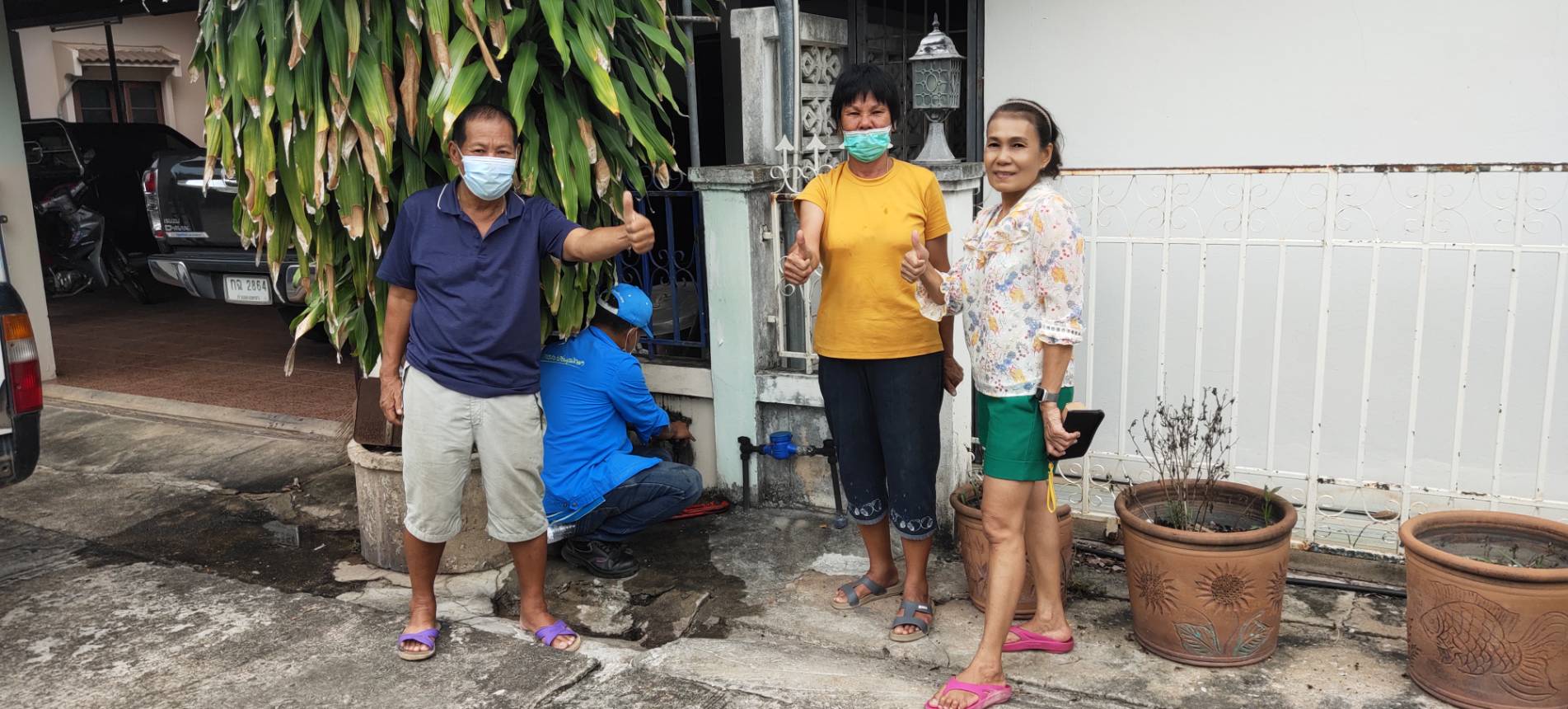 กปภ.สาขากำแพงเพชร ลงพื้นที่ให้บริการประชาชน