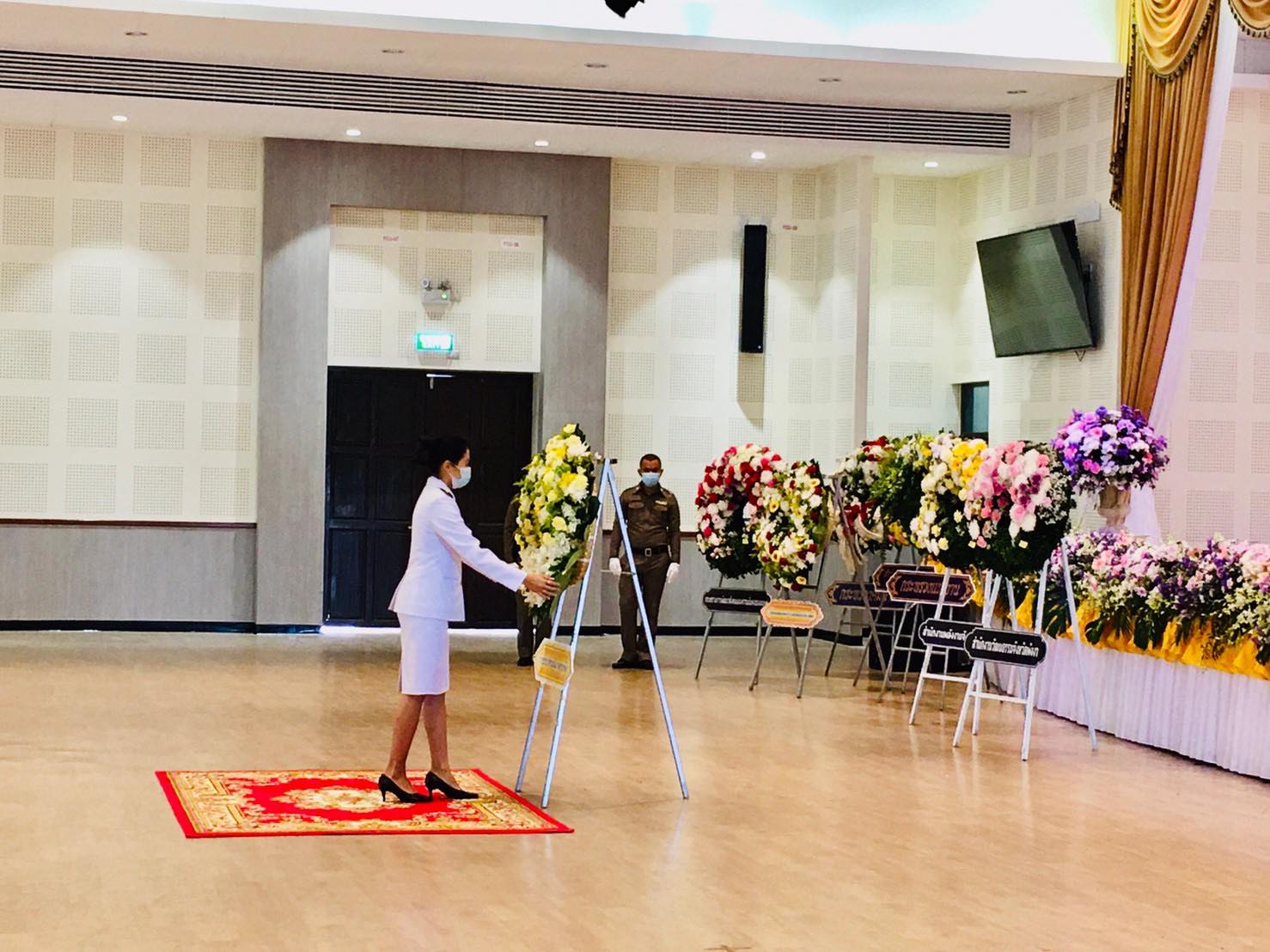 กปภ.สาขาพังงา เข้าร่วมพิธีวางพวงมาลา เนื่องในวันคล้ายวันสรรคตสมเด็จพระนเรศวรมหาราช