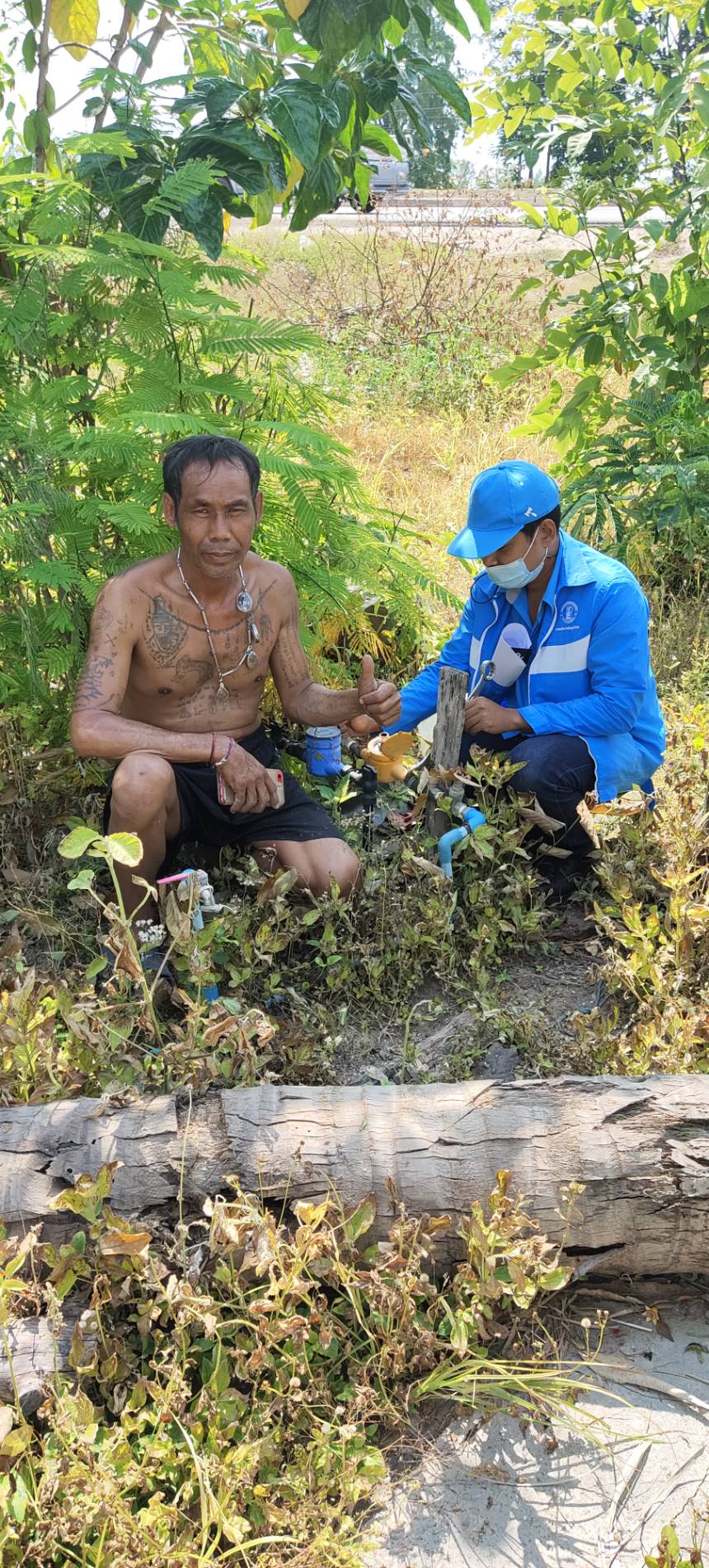 กปภ.สาขากำแพงเพชร ลงพื้นที่ตรวจสอบน้ำรั่ว