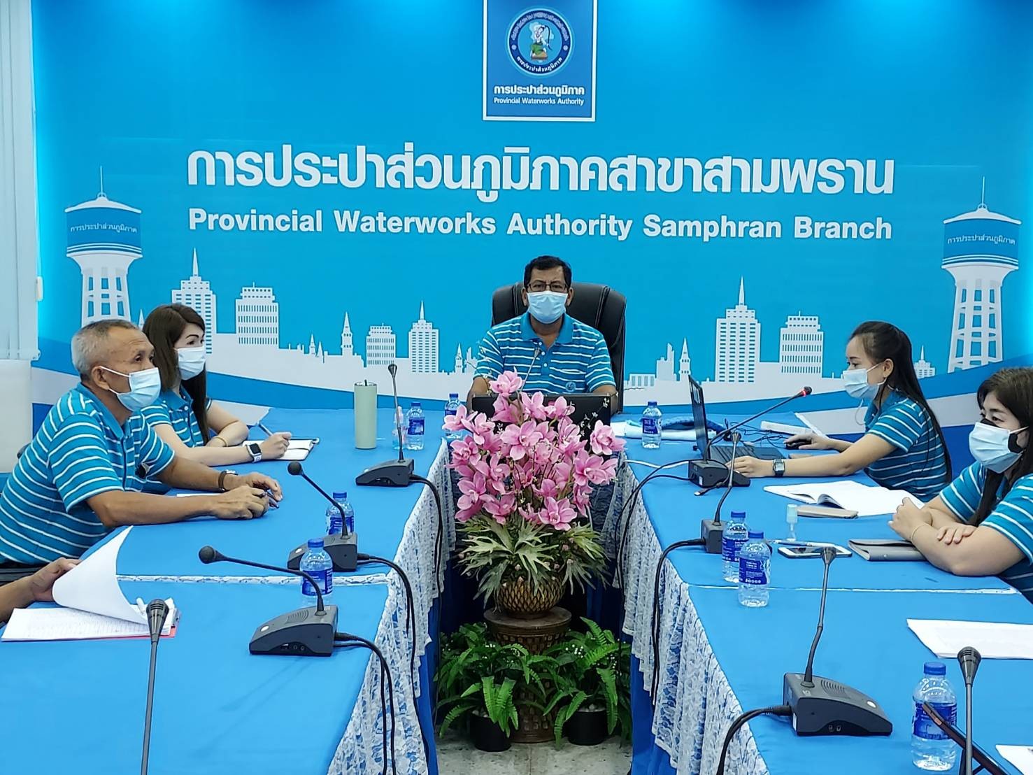 กปภ.สาขาสามพราน จัดกิจกรรม Morning Talk ประจำเดือน พฤษภาคม 2564