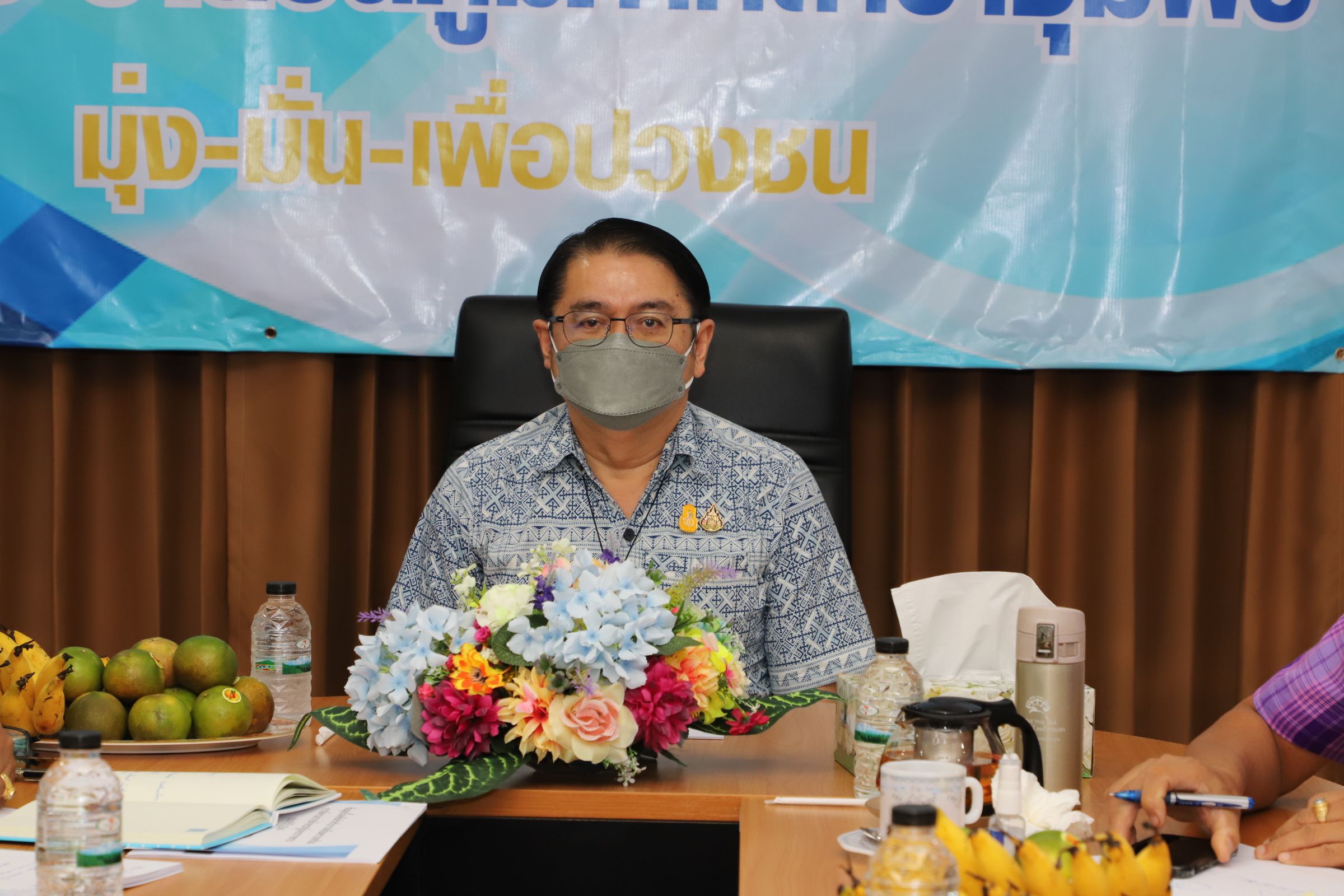 ผู้อำนวยการการประปาส่วนภูมิภาคเขต 4 พร้อมด้วยคณะร่วมประชุมซักซ้อม และลงพื้นที่ ณ วัดชุมพรรังสรรค์ อ.เมือง จ.ชุมพร
