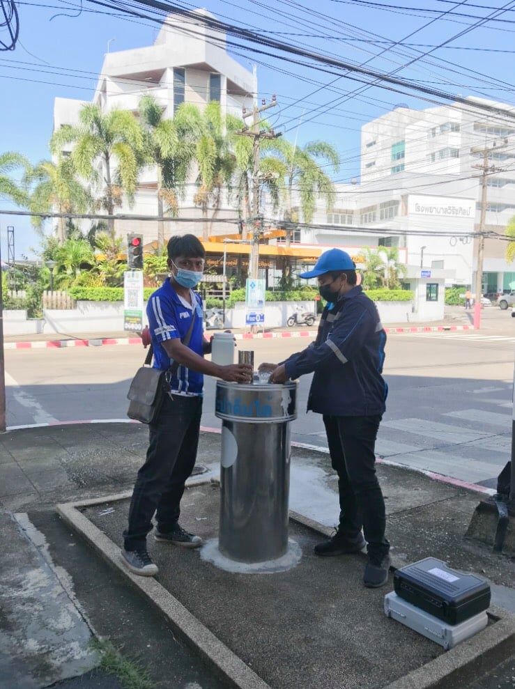 การประปาส่วนภูมิภาคสาขาชุมพร ดำเนินการตรวจสอบคุณภาพน้ำในพื้นที่เขตเทศบาล เชคชัวร์