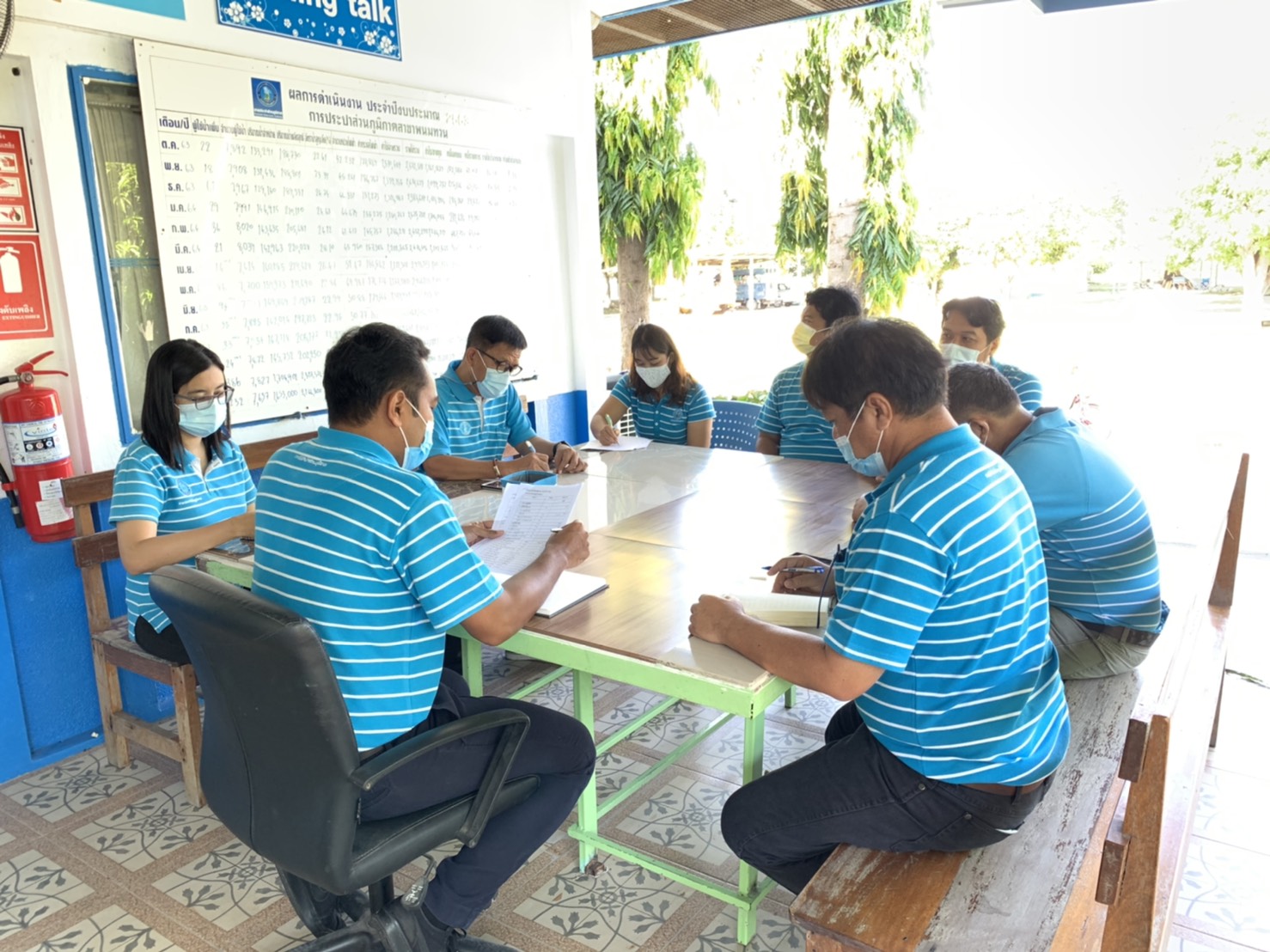 กปภ.สาขาพนมทวน จัดกิจกรรม Morning Talk ครั้งที่ 9/2564