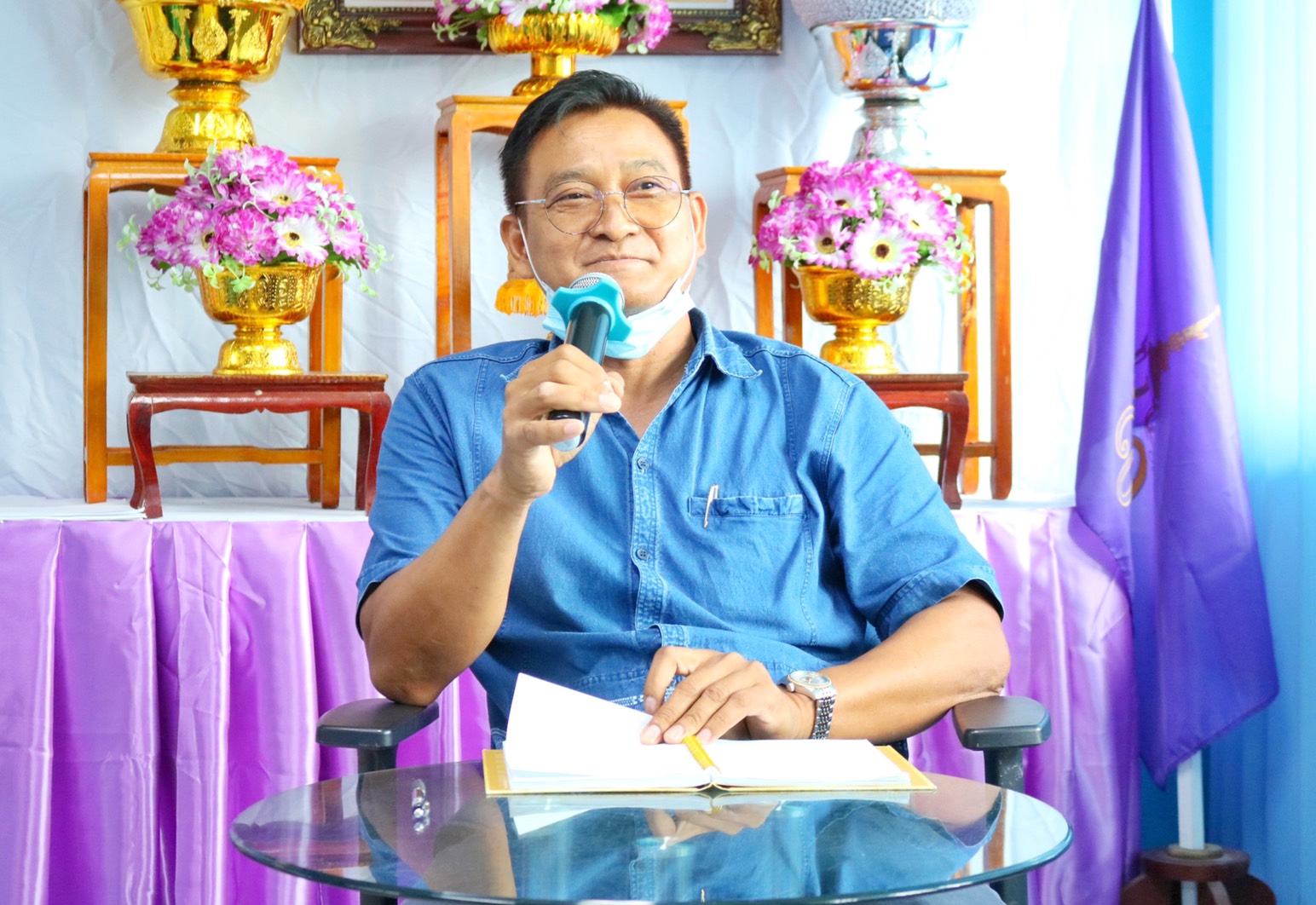 กปภ.สาขาปทุมธานี จัดกิจกรรม Morning Talk ประจำเดือนมิถุนายน พ.ศ. 2564