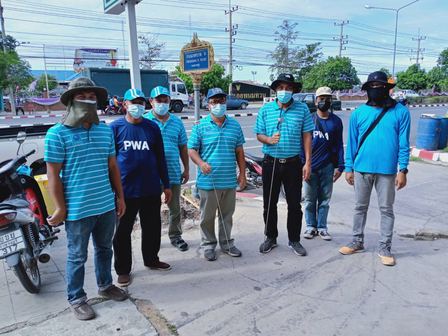 กปภ.สาขาพนมทวน เร่งดำเนินการลดน้ำสูญเสีย