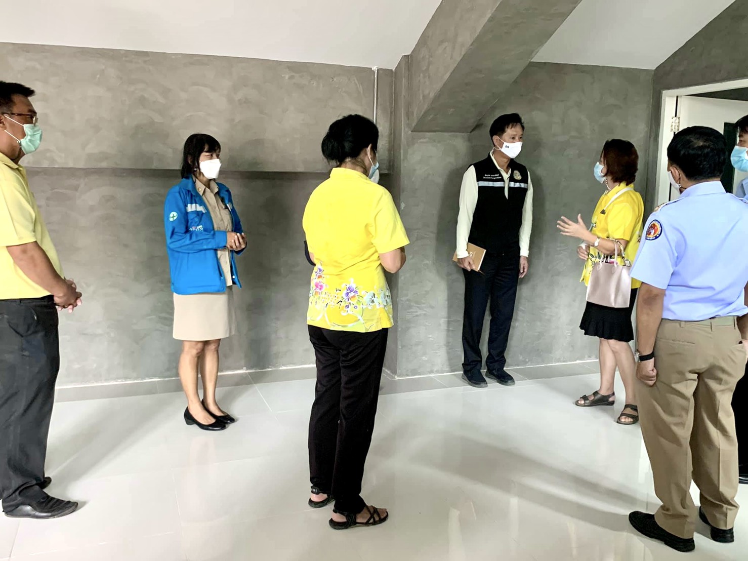 การประปาส่วนภูมิภาคสาขากระบี่ ร่วมลงพื้นที่ตรวจสอบสถานที่ ระบบประปาเพื่อเตรียมความพร้อมสำหรับการเปิดโรงพยาบาลสนามแหงที่ 4 รองรับผู้ป่วยโควิด- 19 ในพื้นที่จังหวัดกระบี่