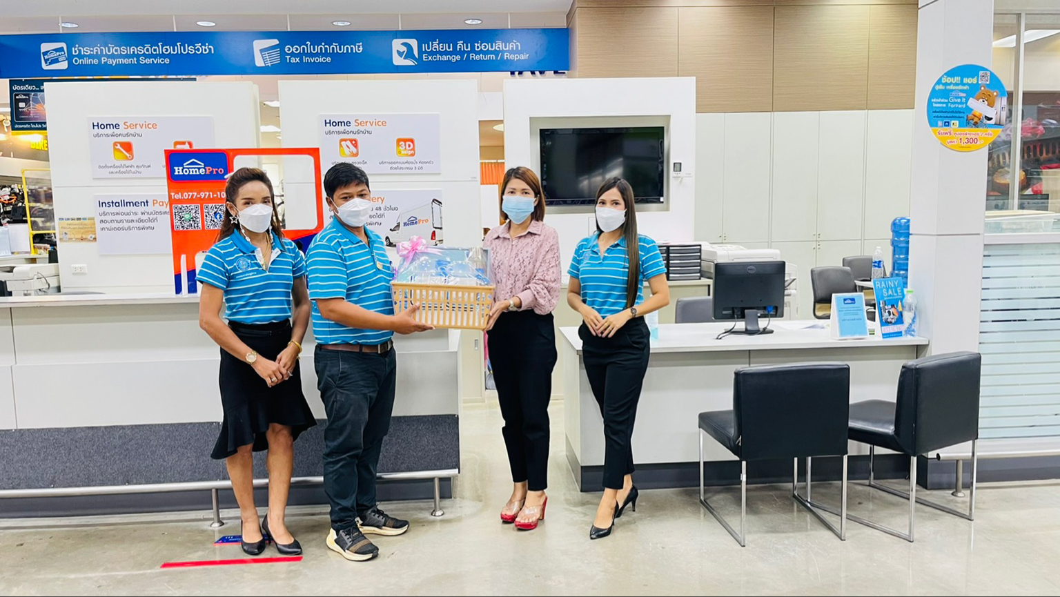 การประปาส่วนภูมิภาคสาขาชุมพรลงพื้นที่พบลูกค้ารายใหญ่