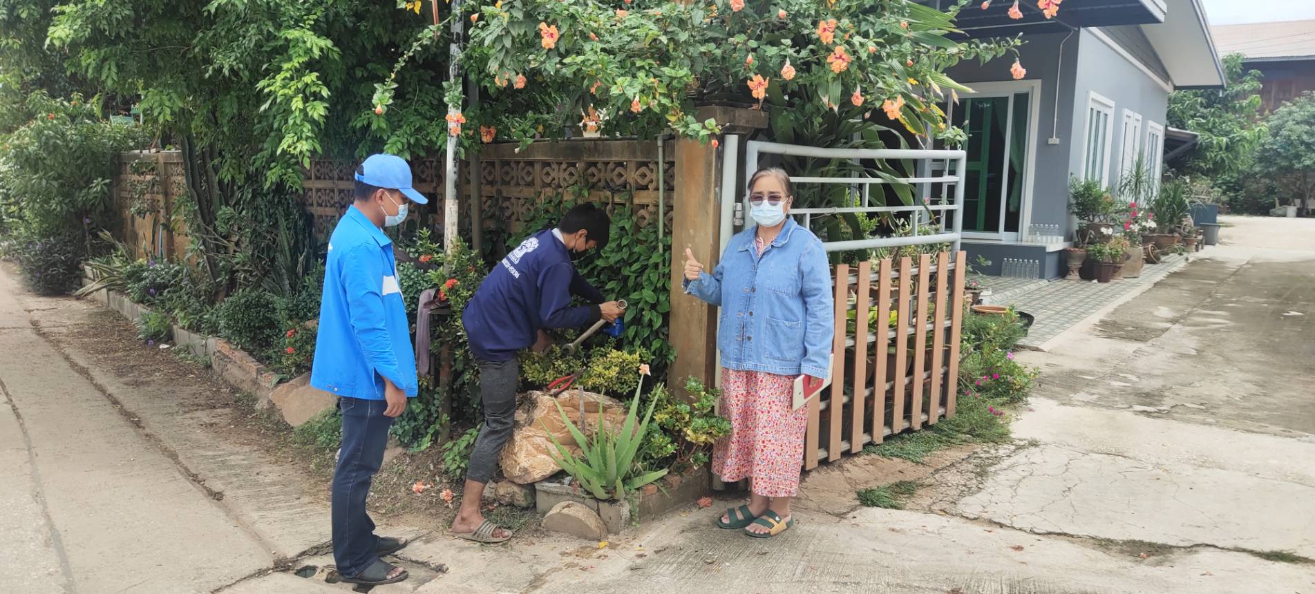 กปภ.สาขากำแพงเพชร เดินหน้าให้คำแนะนำลูกค้าตามโครงการเปลี่ยนมาตรวัดน้ำ (ขนาด 1/2 นิ้ว) มาตรผู้ใช้น้ำที่มีอายุเกิน 10 ปี พื้นที่อำเภอลานกระบือ จังหวัดกำแพงเพชร
