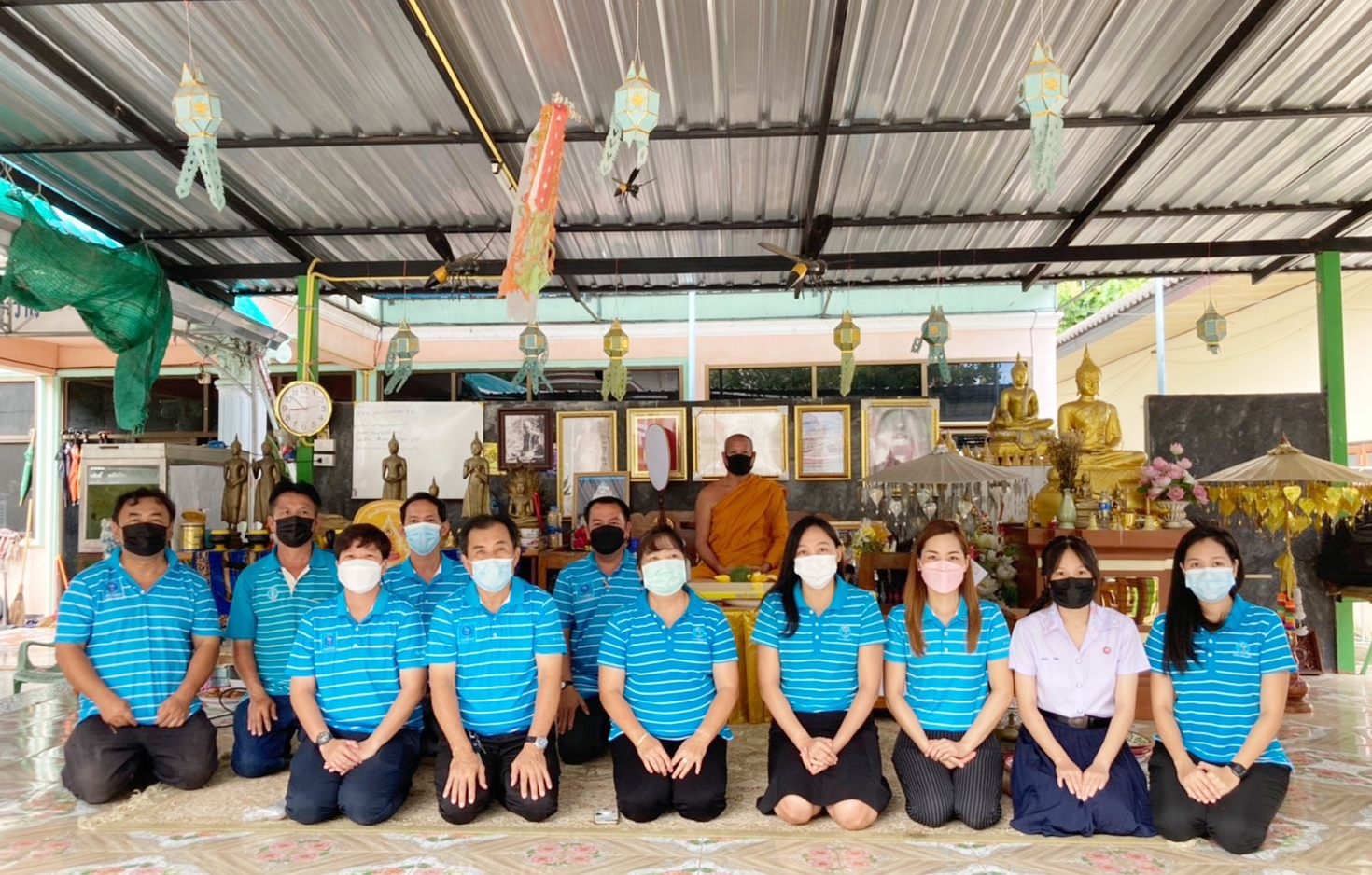 การประปาส่วนภูมิภาคสาขาเกาะคา สืบสานประเพณีอันดีงามของไทยเนื่องในวันเข้าพรรษา ประจำปี 2564 ร่วมถวายเทียนพรรษา