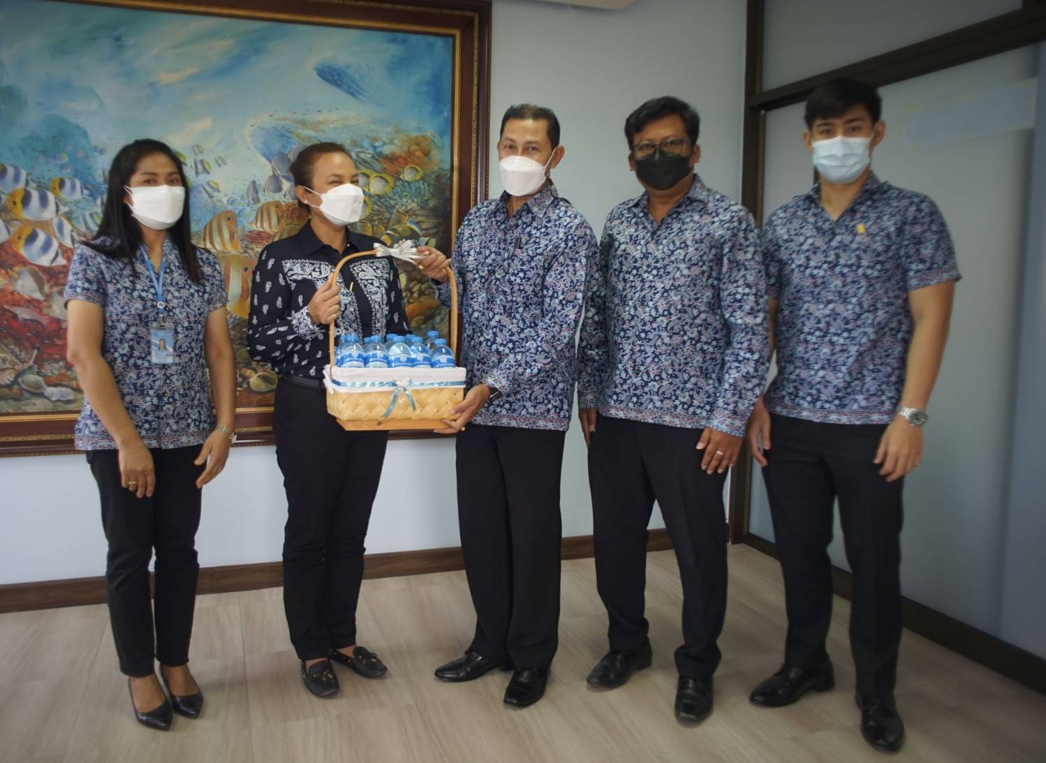กปภ.สาขาภูเก็ต ลงพื้นที่จัดกิจกรรม โครงการน้ำประปา กปภ. - อปท. เพื่อปวงชน ประจำปี 2564 ณ เทศบาลตำบลฉลอง อำเมืองภูเก็ต จังหวัดภูเก็ต