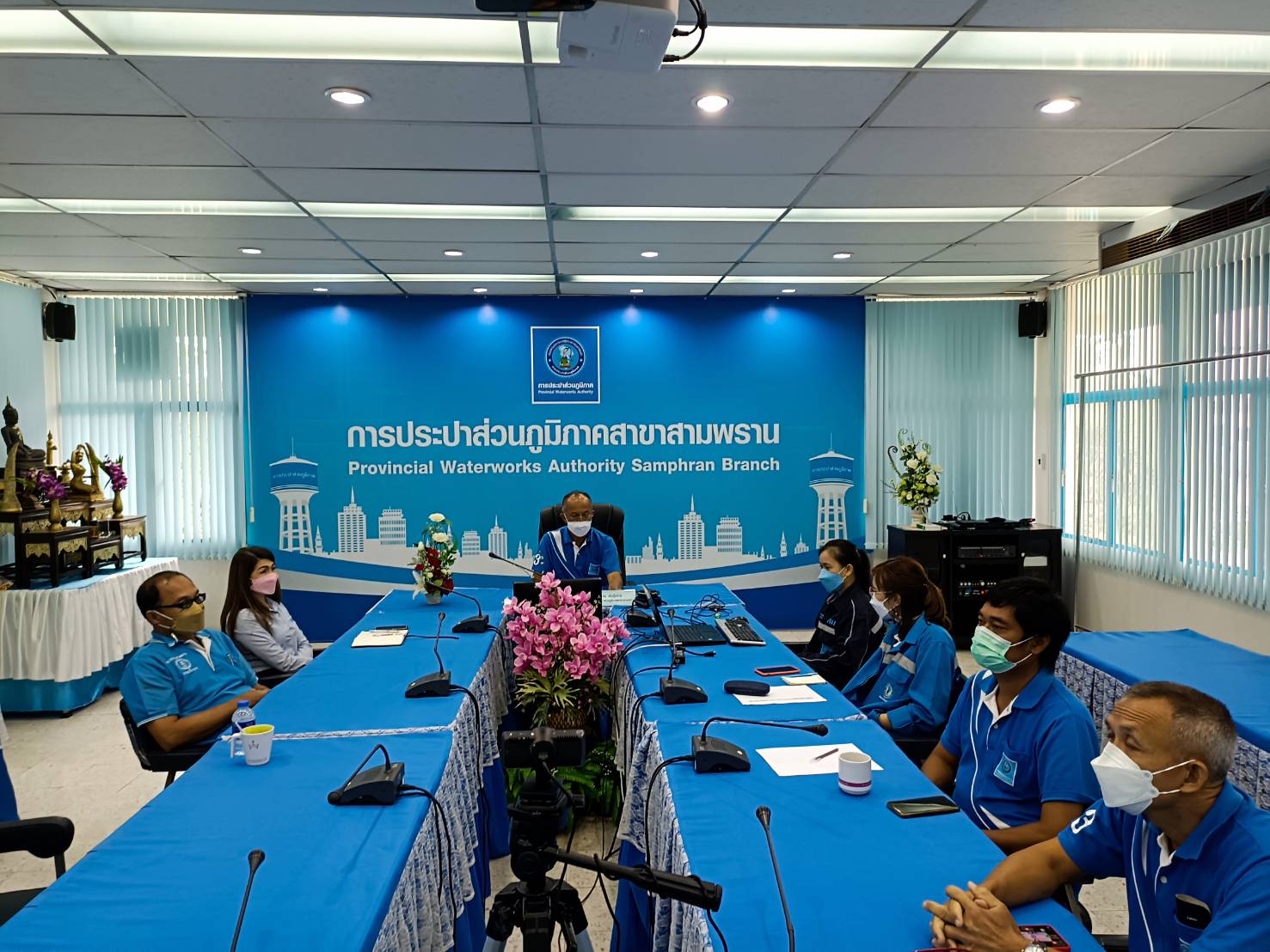 กปภ.สาขาสามพราน จัดฝึกอบรมการใช้โปรแกรม Smart 1662