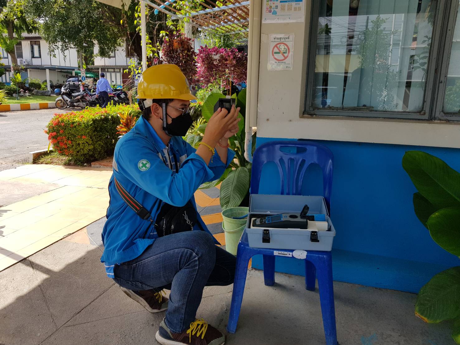 กปภ.สาขามหาสารคาม ตรวจสอบและเฝ้าระวังคุณภาพน้ำในระบบจำหน่ายตามโครงการน้ำประปาดื่มได้