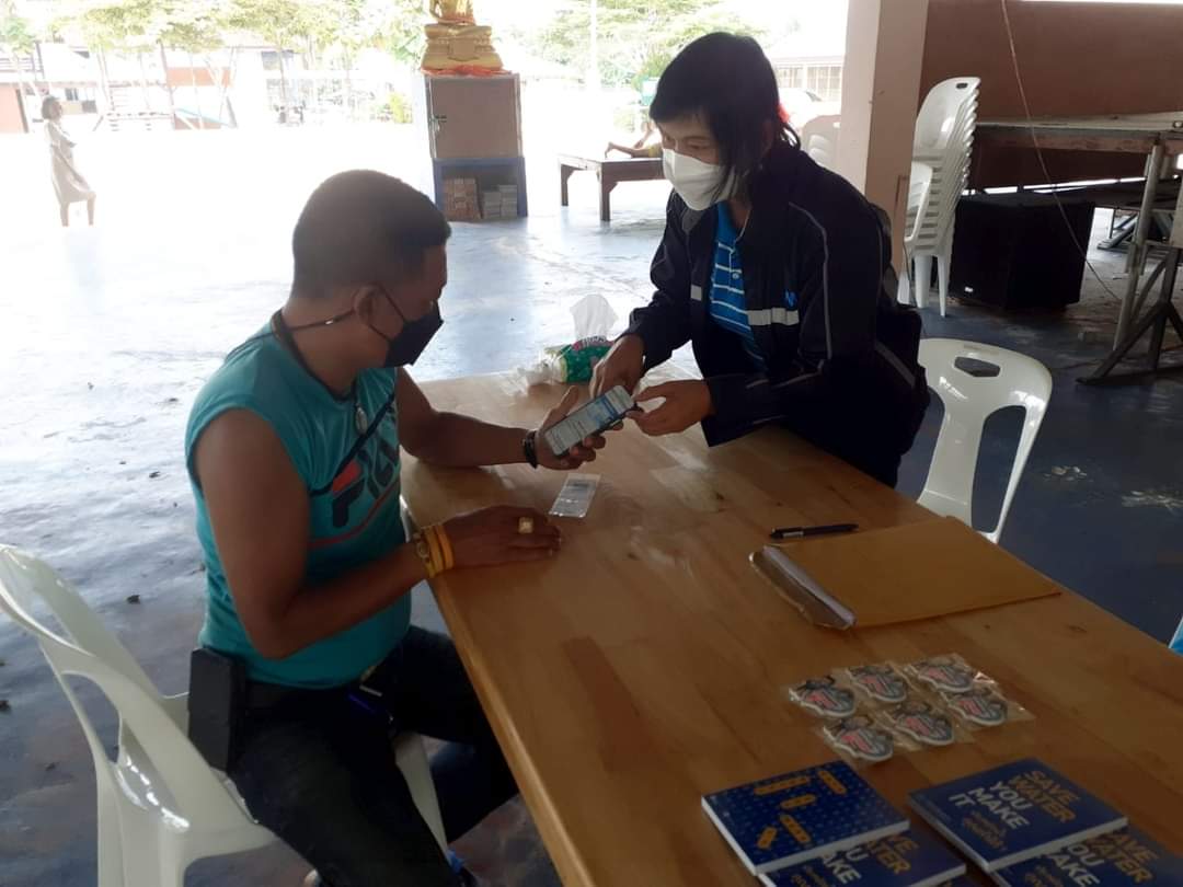 กปภ.สาขาคลองท่อม จัดกิจกรรมเติมใจให้กัน ( Home Care ) ครั้งที่ 3/2565 ลงพื้นที่เชิงรุก ณ.สำนักงานเทศบาลตำบลลำทับ อำเภอลำทับ จังหวัดกระบี่