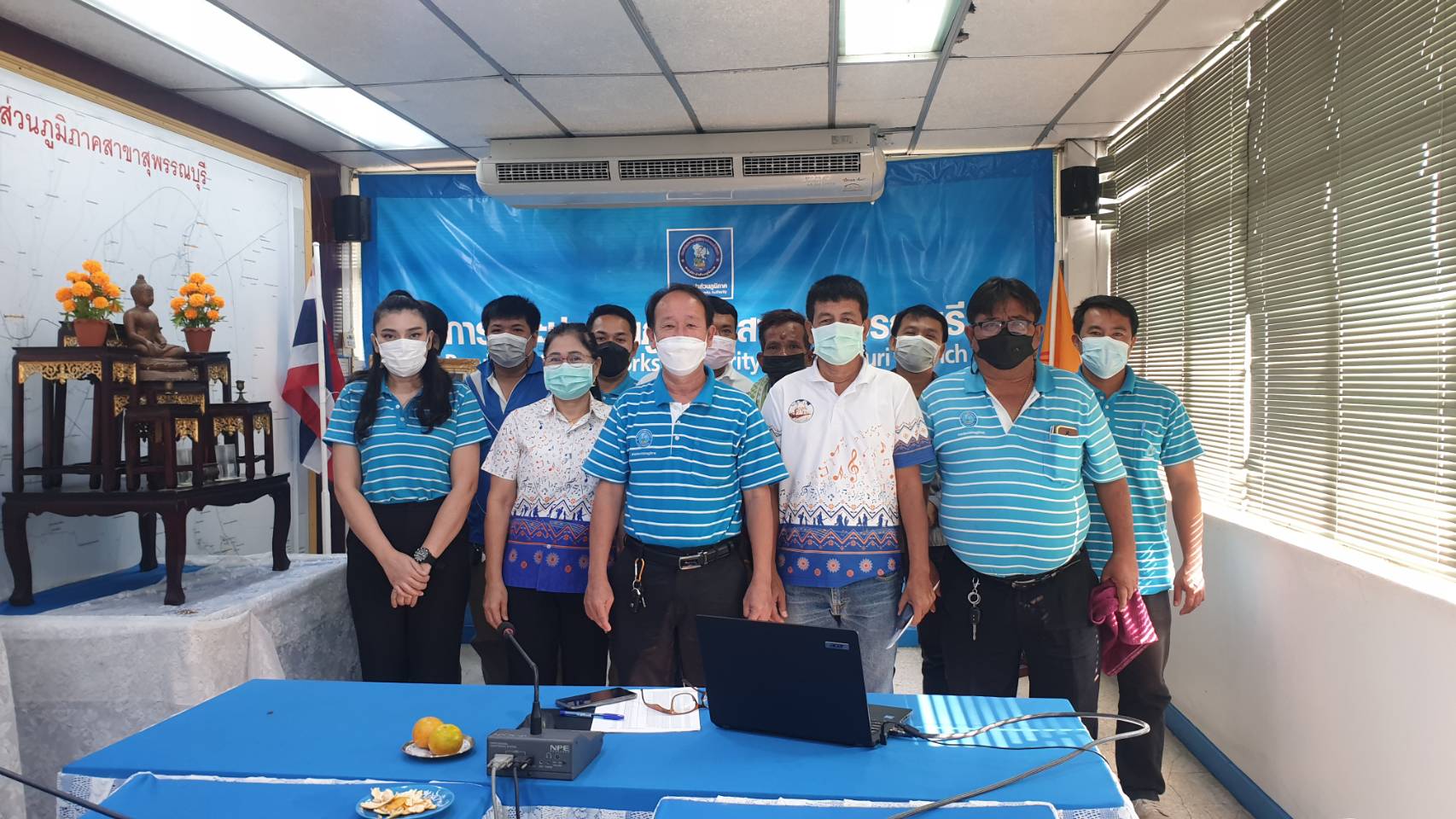 กปภ.สาขาสุพรรณบุรีจัดกิจกรรมสนทนายามเช้า (Morning Talk) ประจำเดือนธันวาคม 2564 ครั้งที่ 3/2565