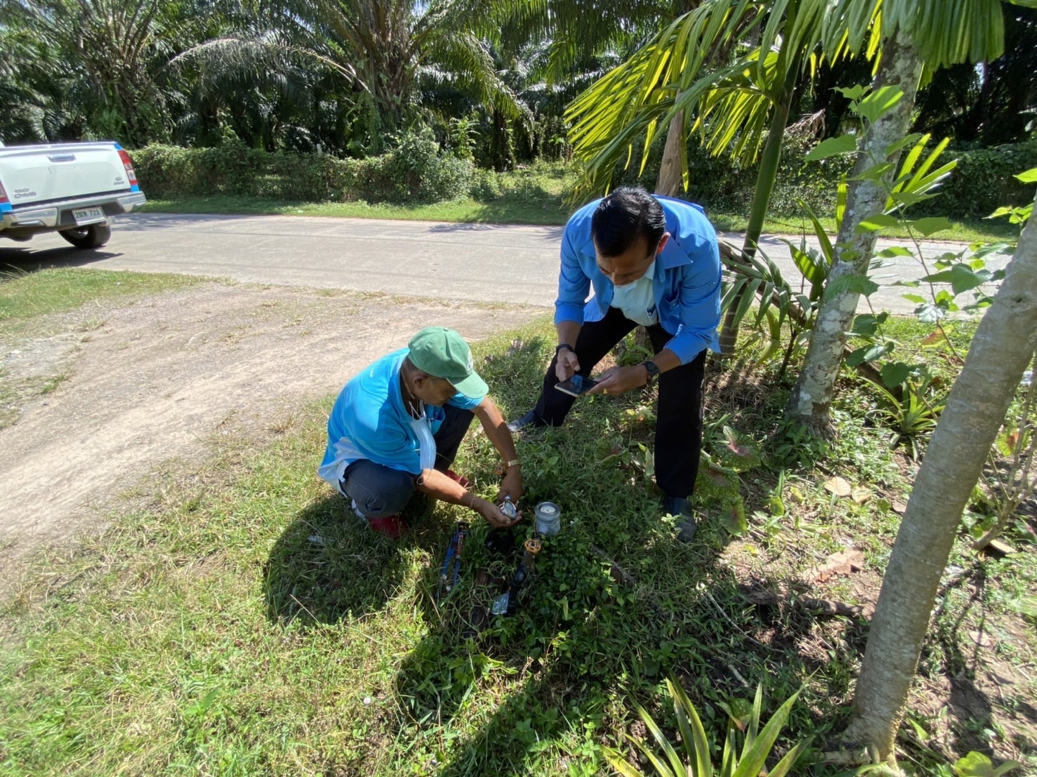การประปาส่วนภูมิภาคสาขาจันดี ตรวจวัดแรงดันน้ำที่เหมาะสมตามมาตรฐานการให้บริการของ กปภ.