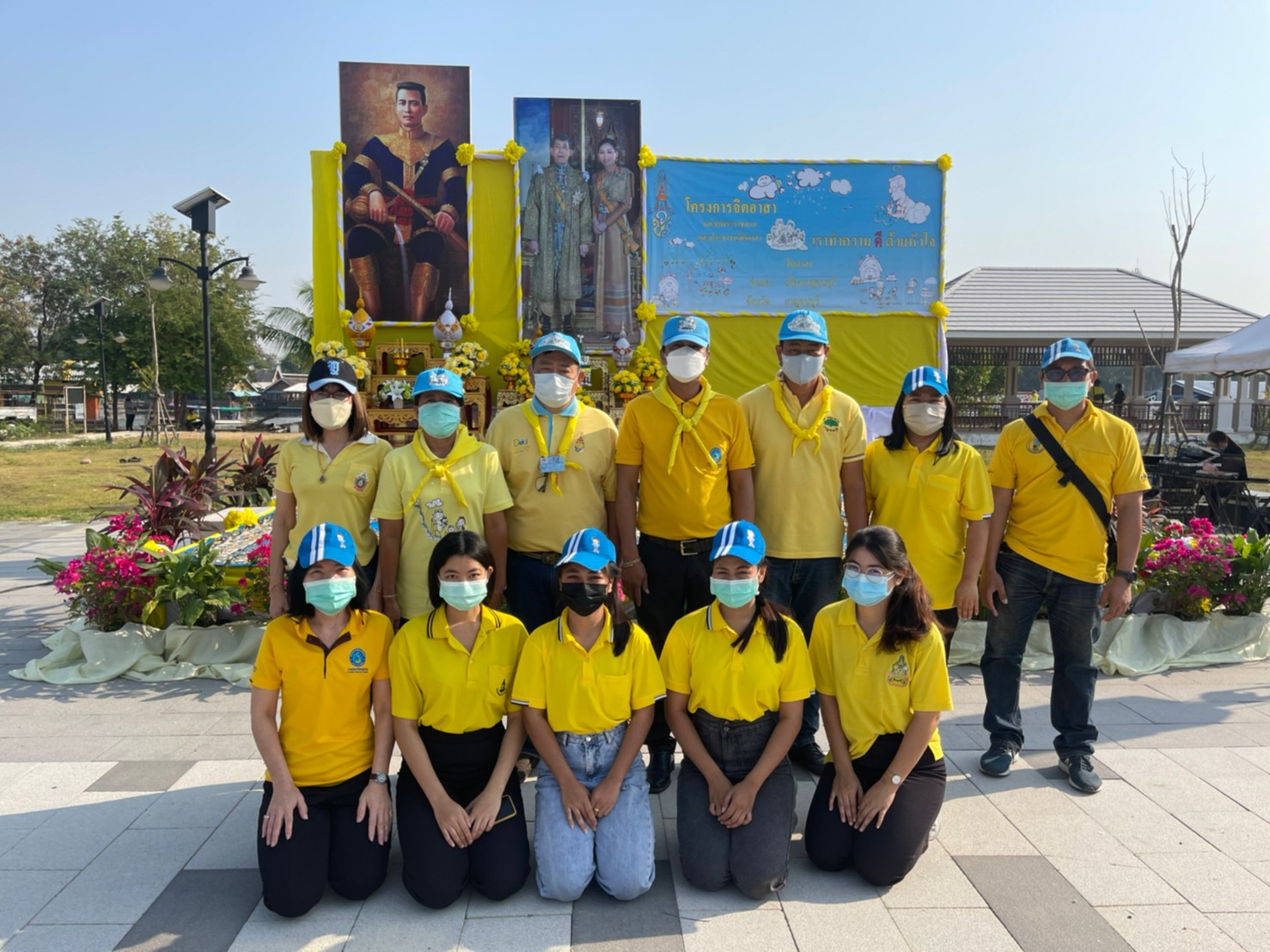 กปภ.สาขากาญจนบุรี เข้าร่วมกิจกรรมจิตอาสาปรับปรุงภูมิทัศน์ เนื่องในวันสมเด็จพระนเรศวรมหาราช
