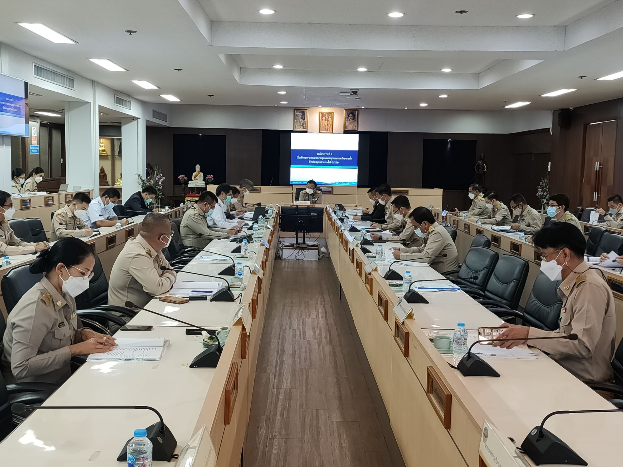 กปภ.สาขาสมุทรสาคร เข้าร่วมประชุมคณะอนุกรรมการทรัพยากรน้ำจังหวัดสมุทรสาคร ครั้งที่ 1/2565