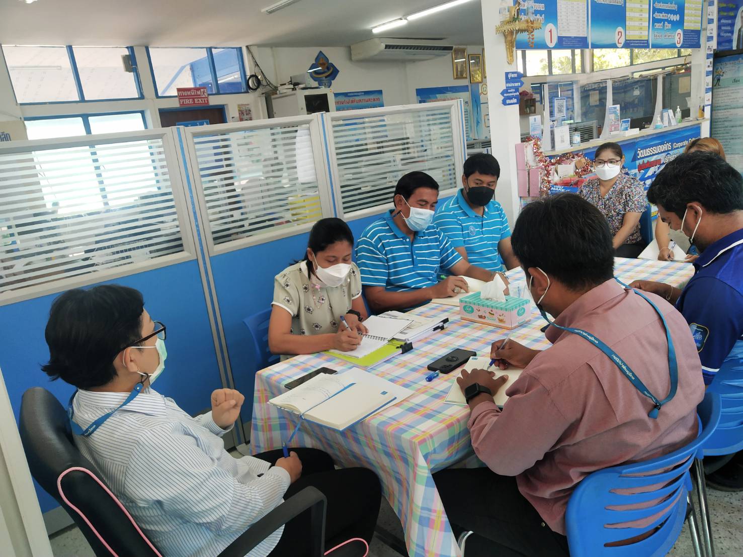 การประปาส่วนภูมิภาคสาขาอ่าวลึก ร่วมจัดกิจกรรมสนทนายามเช้า (Morning Talk) ครั้งที่ 4/2565 ประจำเดือนมกราคม 2565