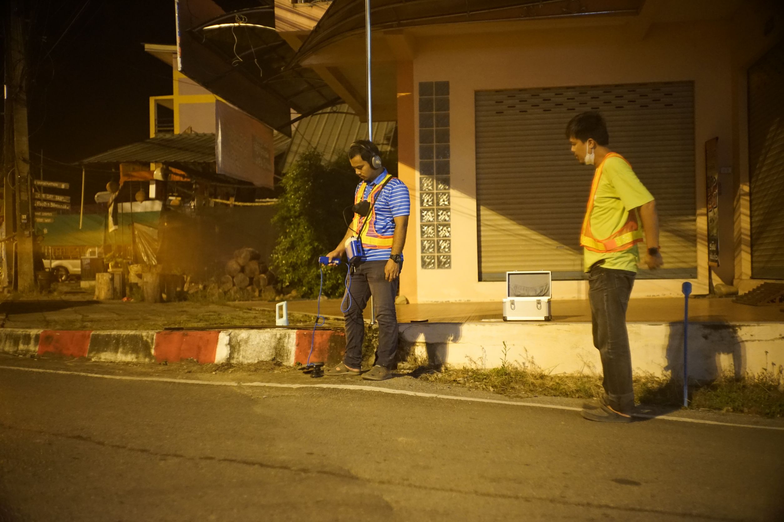 ลงพื้นที่ทำ Step Test เพื่อหาน้ำสูญเสียในระบบจำหน่าย พื้นที่แม่ข่ายบ้านตาขุน