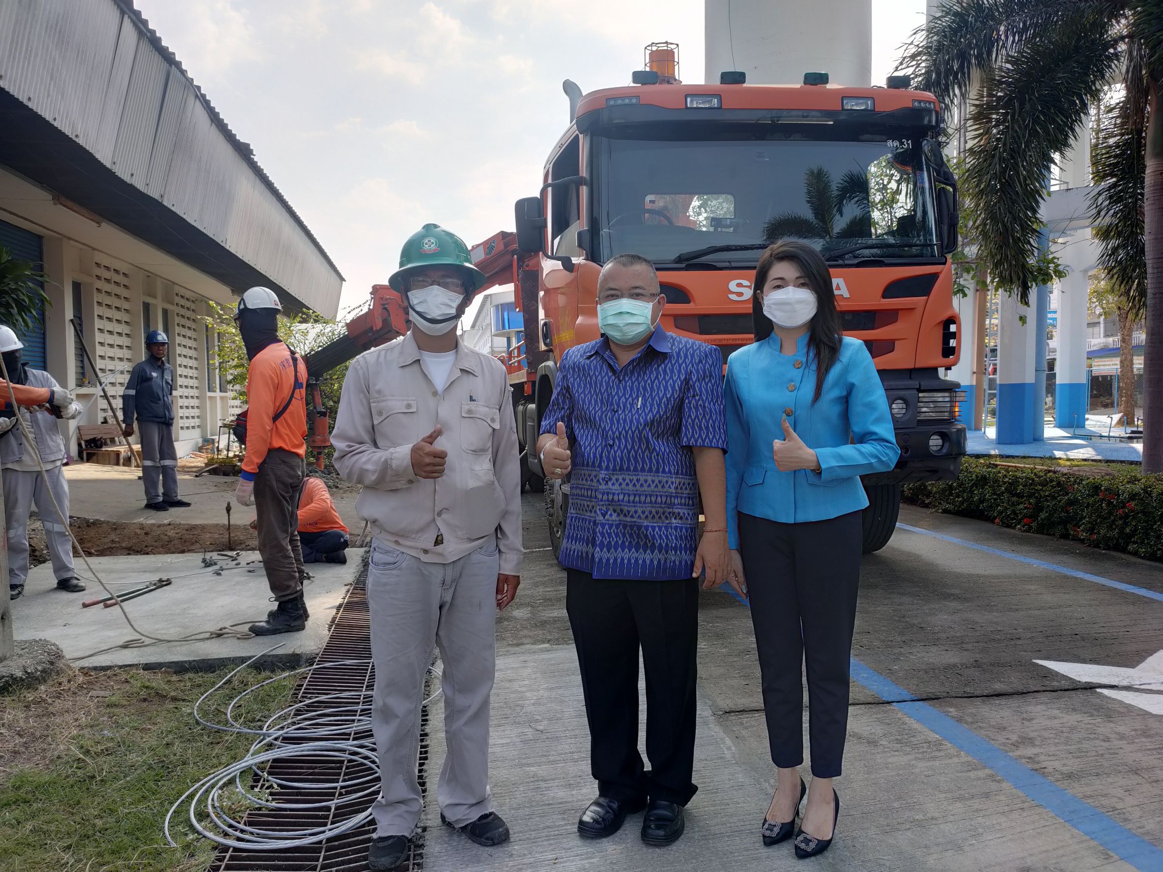 กปภ.สาขาสมุทรสาคร ร่วม กฟจ.สมุทรสาคร บูรณาการปรับปรุงพื้นที่ให้บริการลูกค้า พัฒนาสู่ระดับสากล