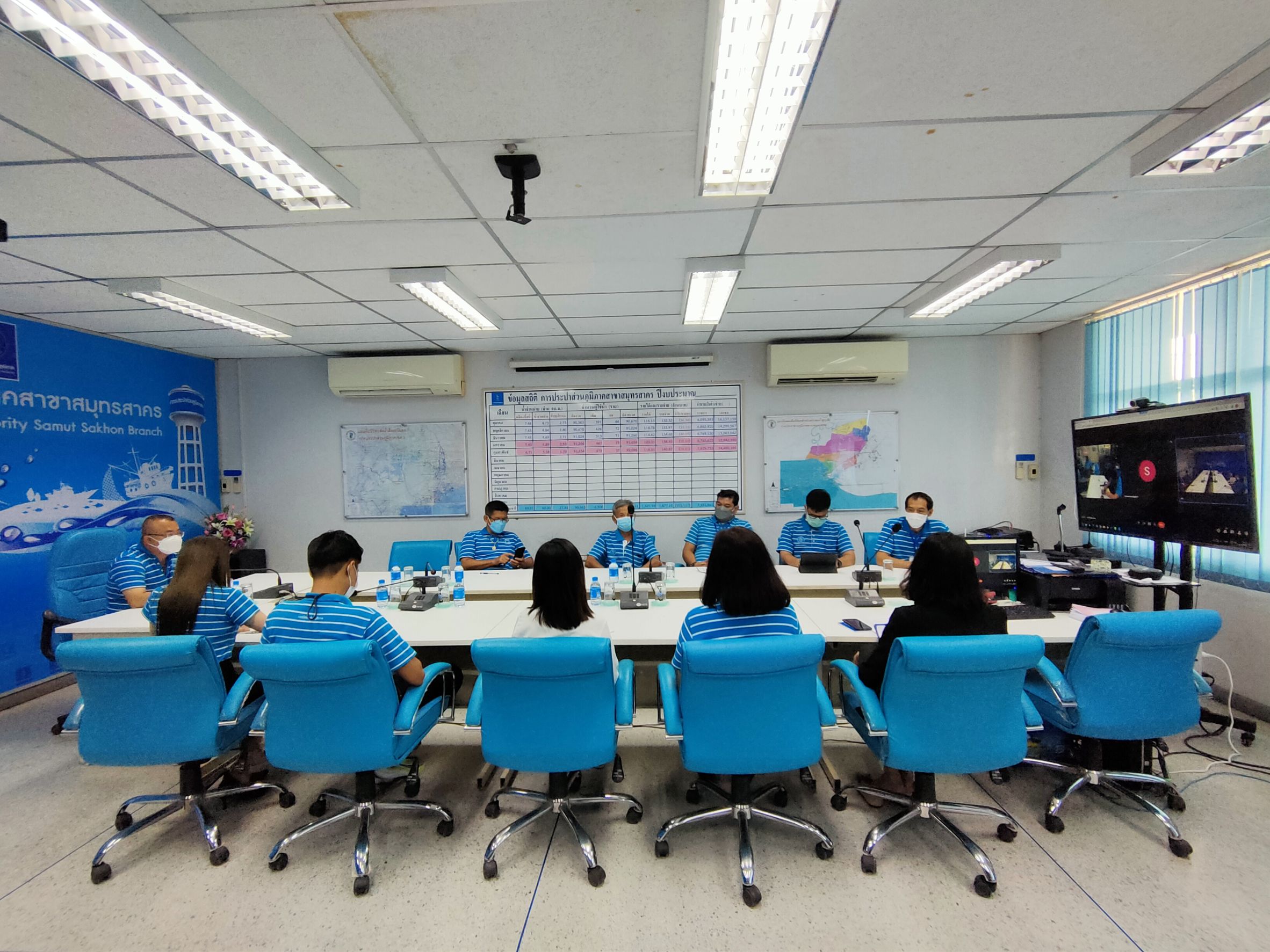 กปภ.สาขาสมุทรสาคร จัดกิจกรรมสนทนายามเช้า Morning Talk ประจำเดือนมีนาคม 2565