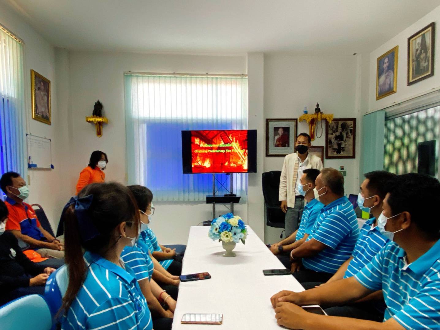 กปภ.สาขาฮอด ซักซ้อมดับเพลิง ตามแผน BCP ประจำปีงบประมาณ ๒๕๖๕