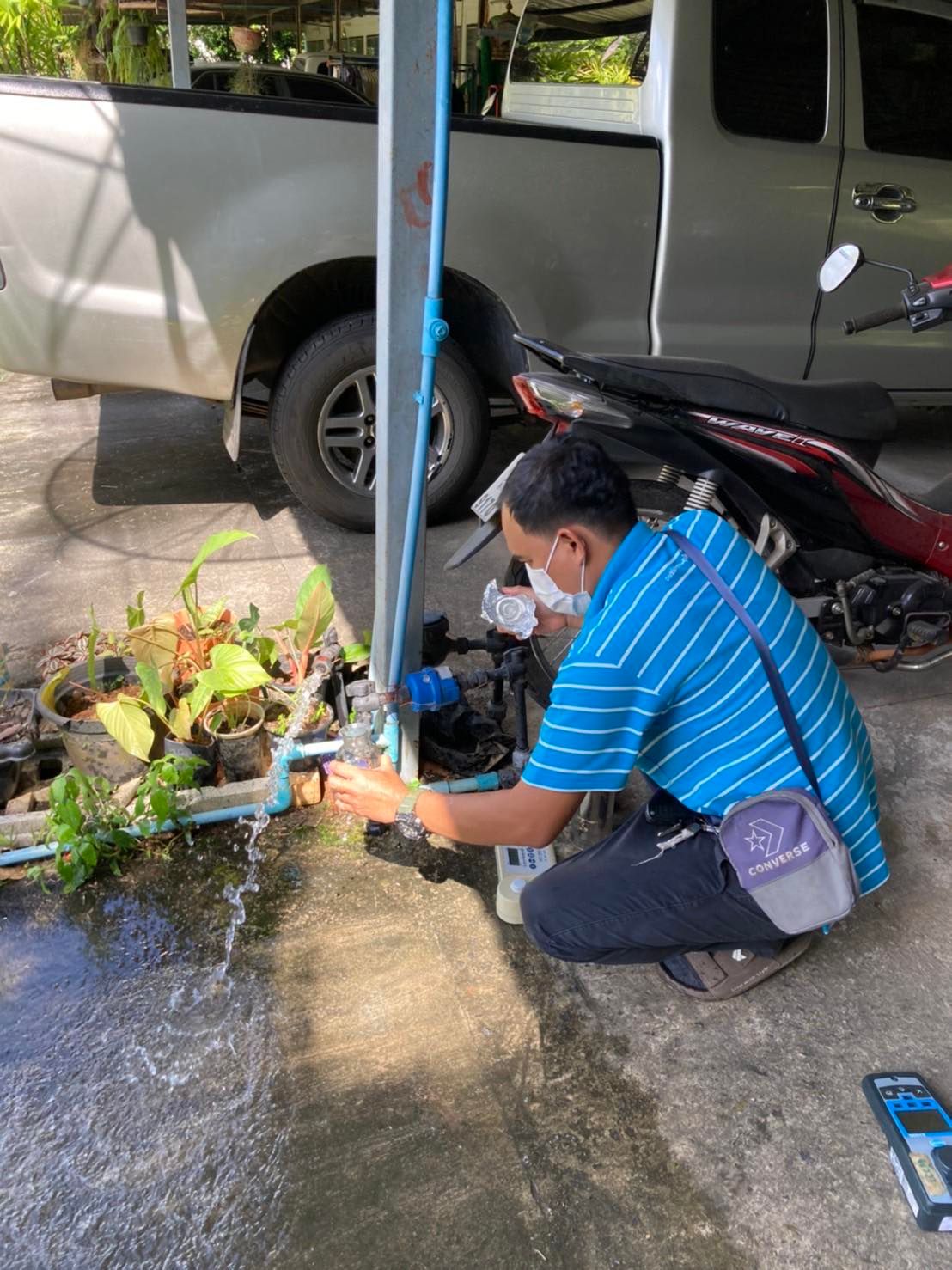 การประปาส่วนภูมิภาคสาขาพังงา ตรวจสอบวิเคราะห์คุณภาพน้ำประปา