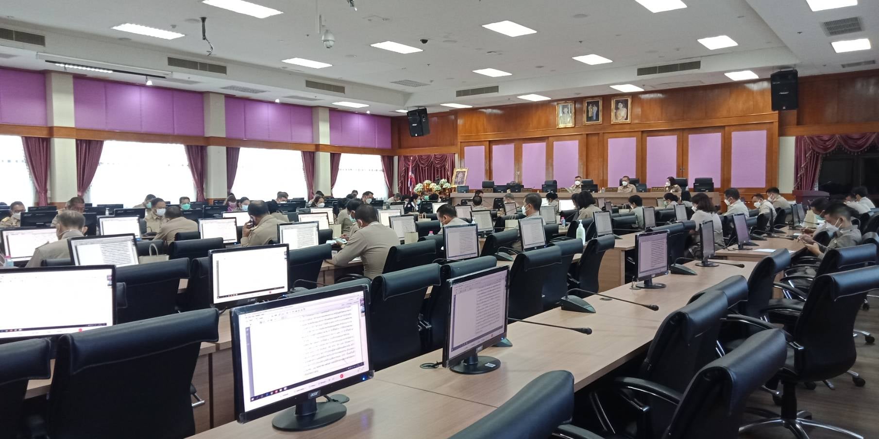 กปภ.สาขานครศรีธรรมราช เข้าร่วมประชุมคณะกรมการจังหวัด หัวหน้าส่วนราชการ หัวหน้าหน่วยงานภาครัฐสังกัดกระทรวงมหาดไทย