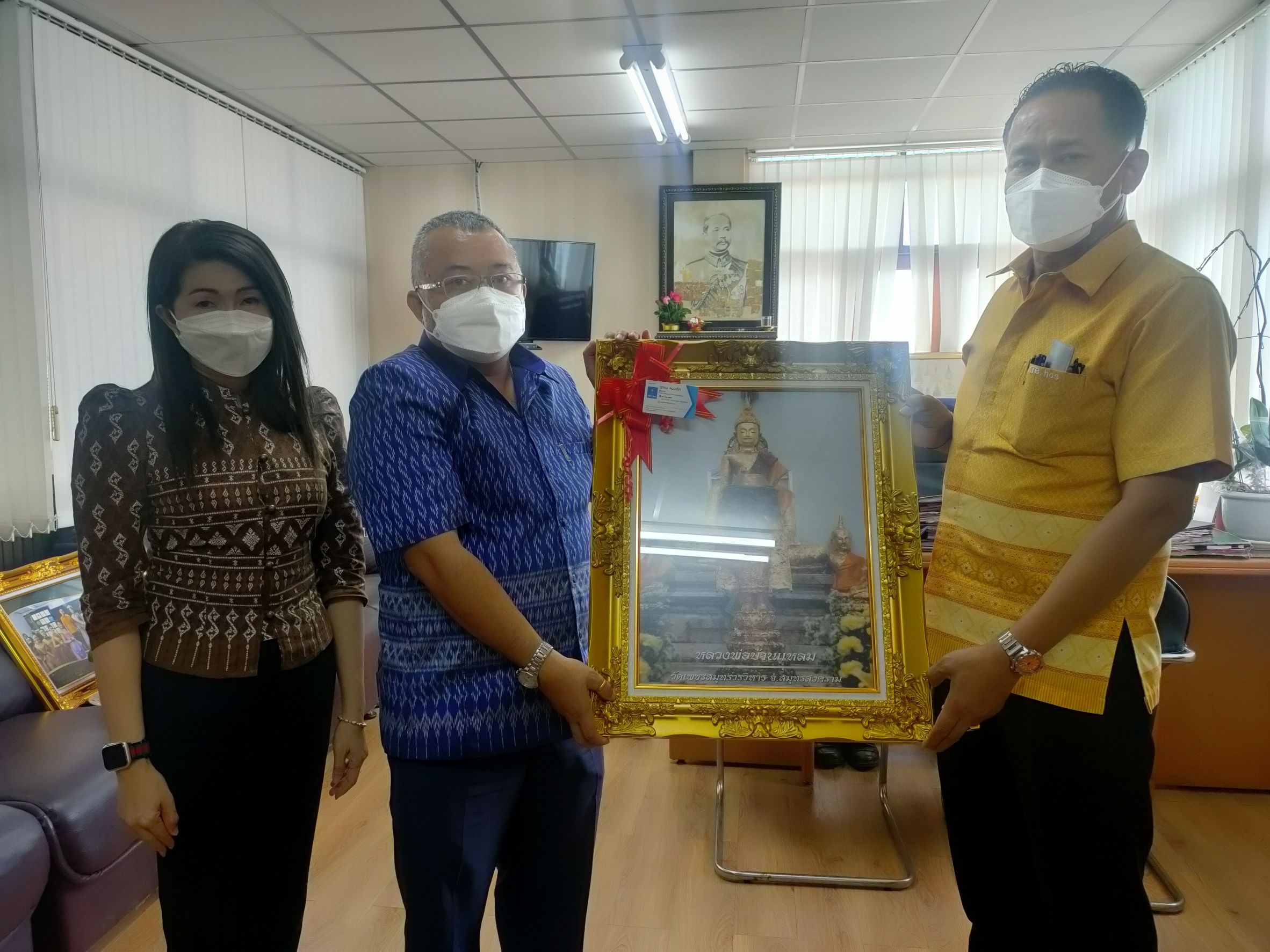 กปภ.สาขาสมุทรสาคร เข้าพบนายอำเภอกระทุ่มแบน โครงการนำร่องจัดทำ MOU แบบบูรณา การสร้างมิติใหม่ในการให้บริการประชาชน