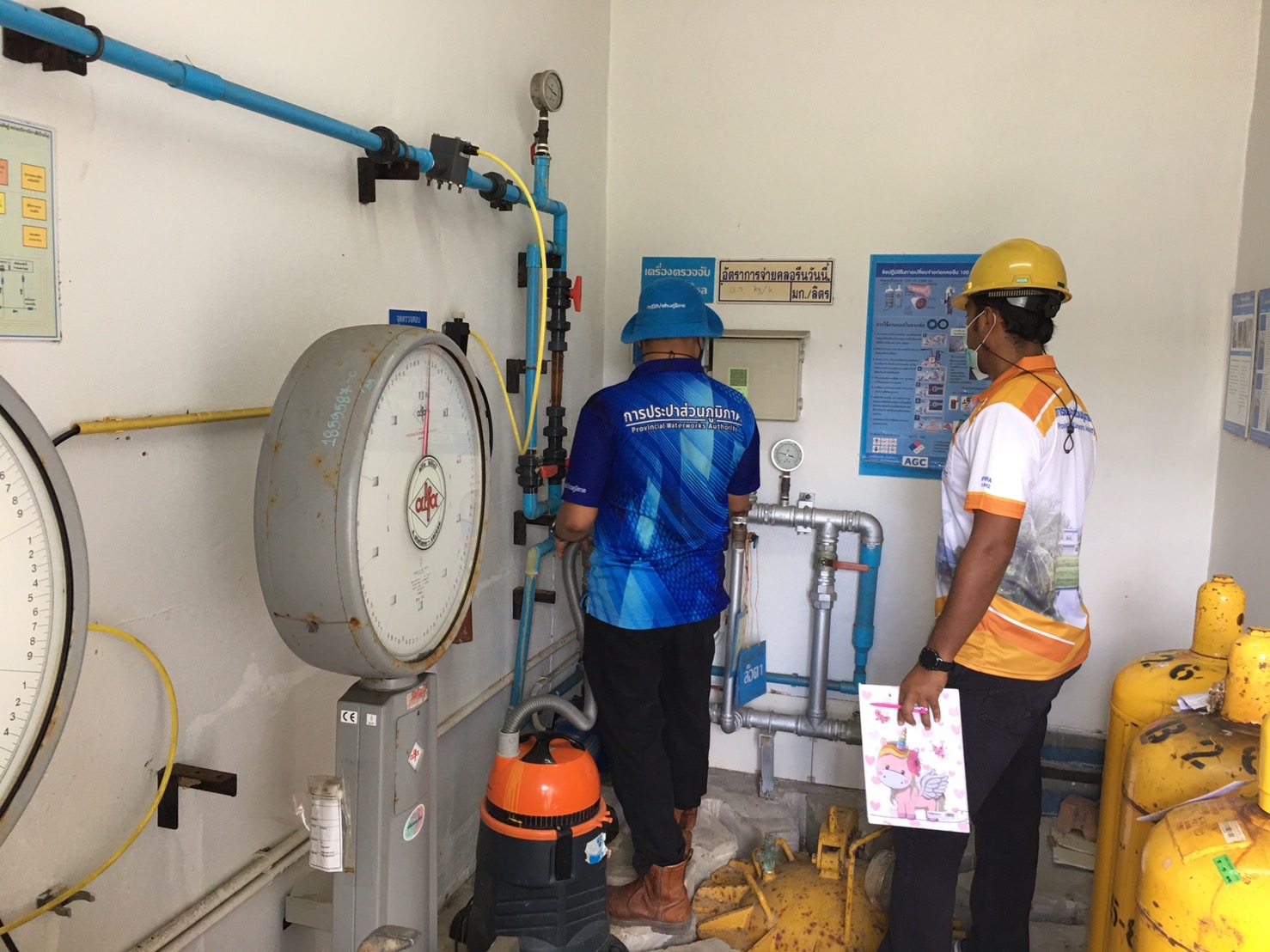 กปภ.สาขากาญจนดิษฐ์ ดำเนินการบำรุงรักษาเชิงป้องกัน Preventive Maintenance (PM) ตามแผน ระบบฐานข้อมูลเครื่องจักร/อุปกรณ์ระบบผลิต