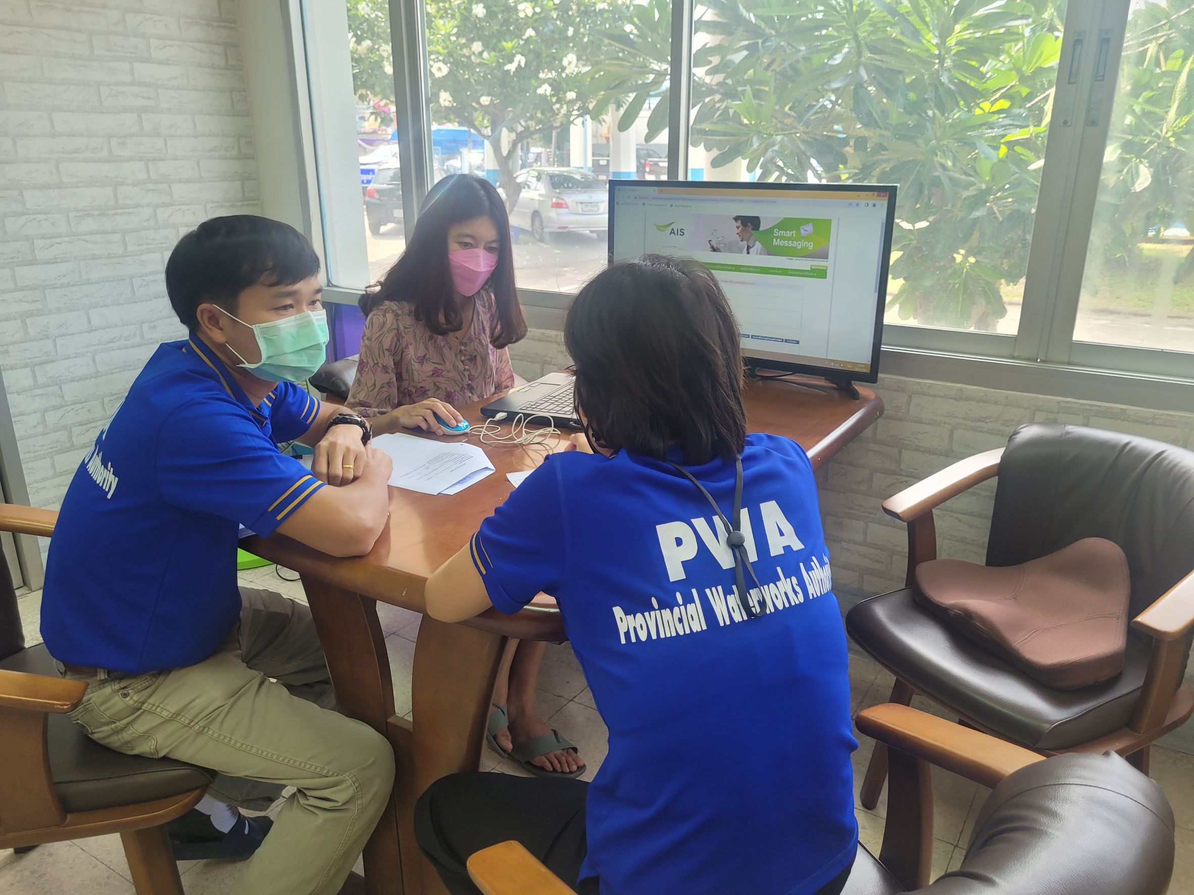 กปภ.สาขากำแพงเพชร สร้างมาตรฐานส่งข่าวสารผ่าน SMS Service ถึงลูกค้า เพื่อไม่ให้พลาดทุกข่าวสาร กปภ.