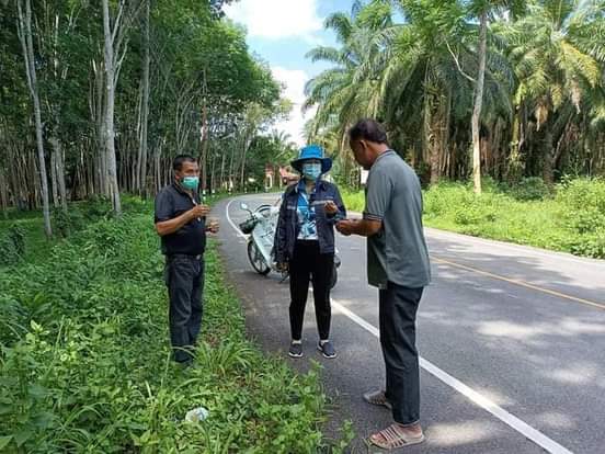 การประปาส่วนภูมิภาคสาขาคลองท่อมลงพื้นที่สำรวจหาท่อแตกรั่ว บริเวณพื้นที่ตำบลคลองพน อำเภอคลองท่อม จังหวัดกระบี่