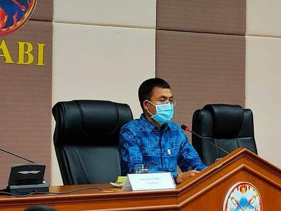การประปาส่วนภูมิภาคสาขาคลองท่อม เข้าร่วมประชุมเตรียมการป้องกันและแก้ไขปัญหาภัยแล้งจังหวัดกระบี่ ประจำปี 2565 ณ ห้องประชุมพนมเบญจา ชั้น 5 ศาลากลางจังหวัดกระบี่
