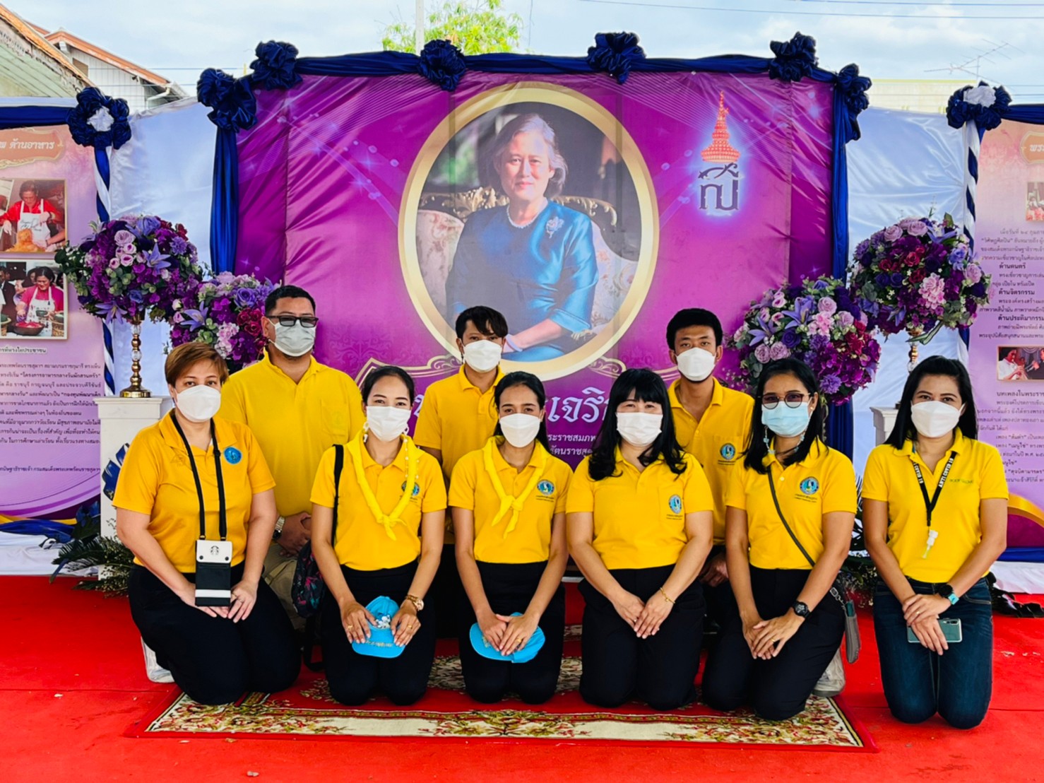 กปภ.สาขาบางปะกง เข้าร่วมกิจกรรมจิตอาสาพัฒนาและพิธีบรรพชาอุปสมบทเฉลิมพระเกียรติฯ