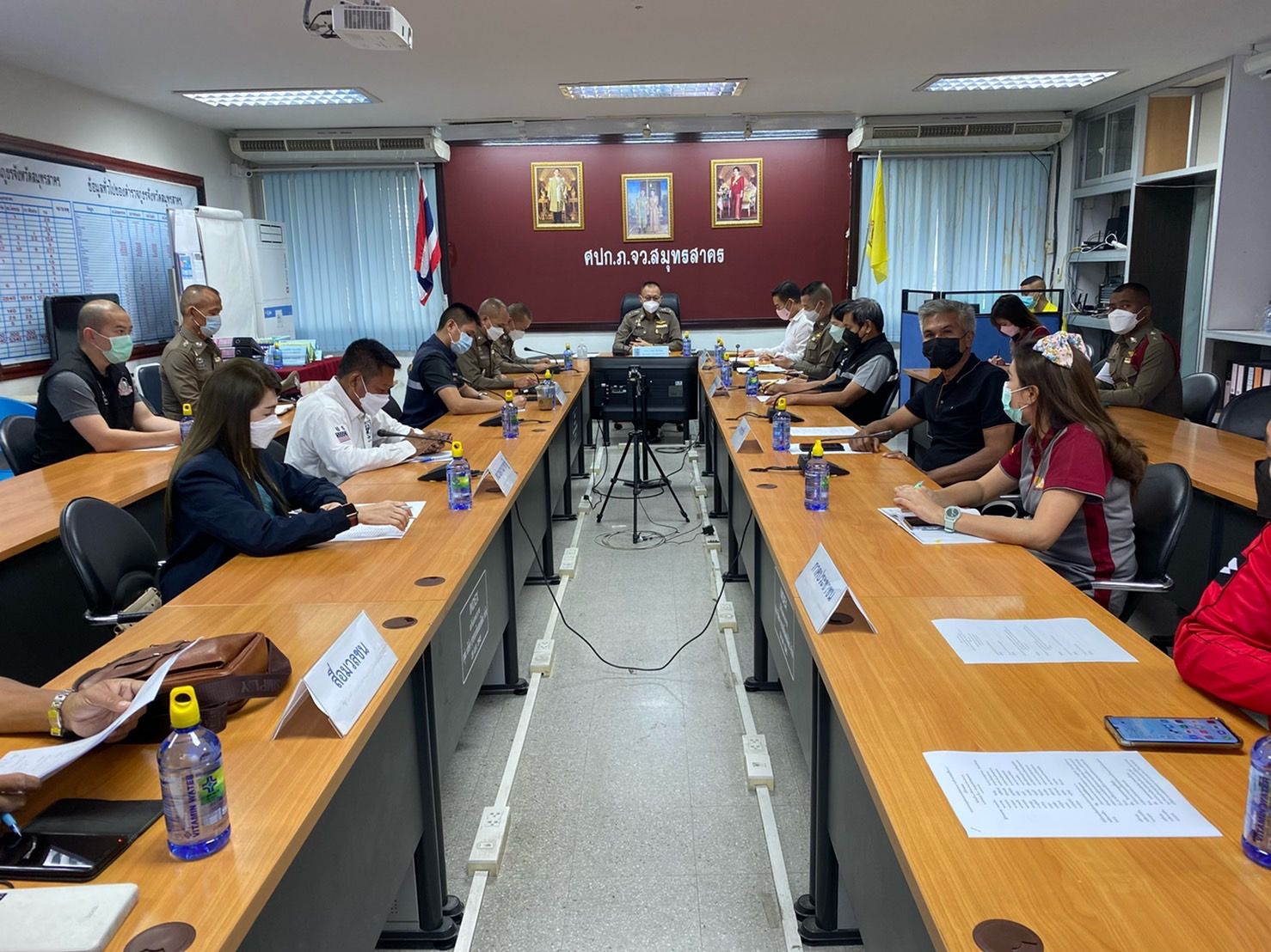 กปภ.สาขาสมุทรสาคร เข้าร่วมประชุมภาคีเครือข่ายความร่วมมือเพื่อขับเคลื่อนโครงการ smart safety zone 4.0 (Big 6)