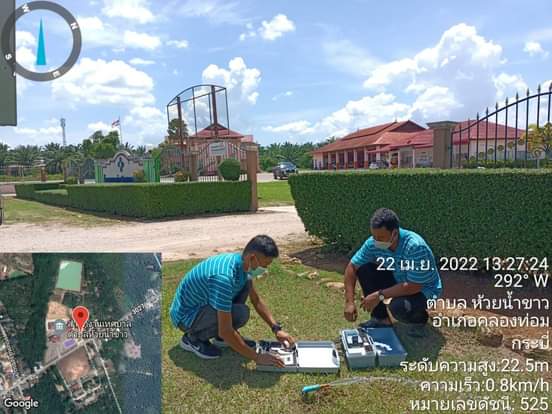 การประปาส่วนภูมิภาคสาขาคลองท่อม เข้าตรวจสอบคุณภาพน้ำ ณ สำนักงานเทศบาลตำบลคลองพน อำเภอคลองท่อม จังหวัดกระบี่