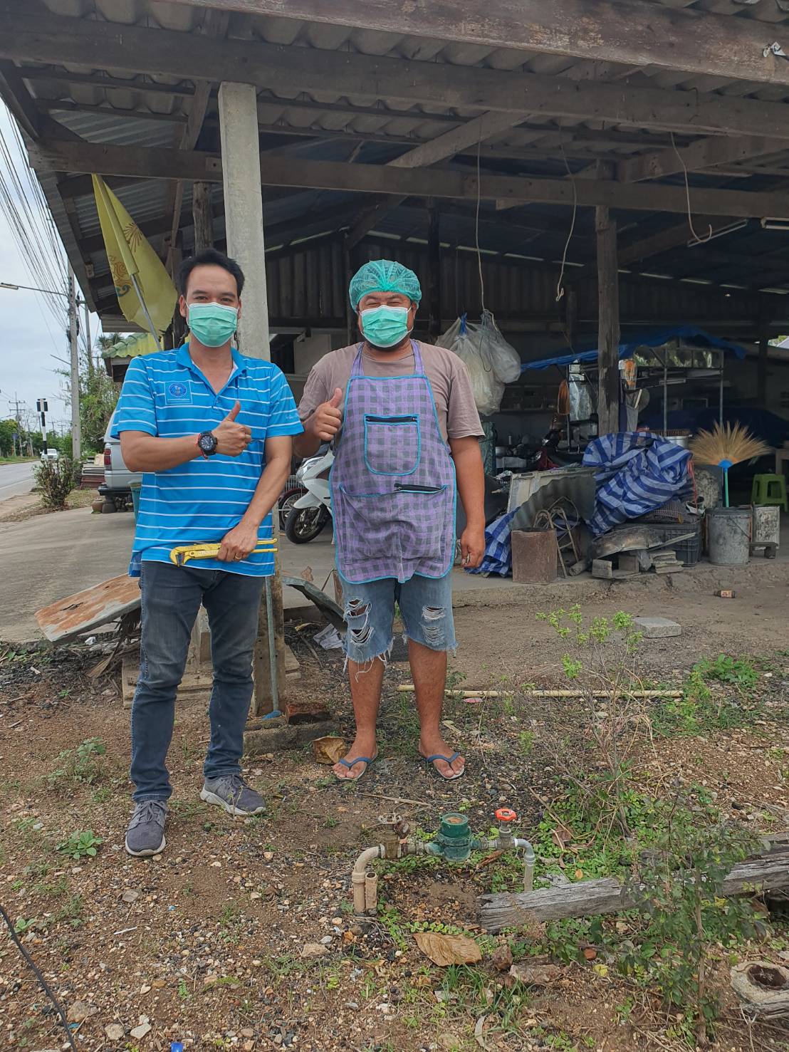 แก้ปัญหาจบลูกค้ายกนิ้วเยี่ยม!! ส่งทีมช่างแก้ไขหูมาตรรั่ว