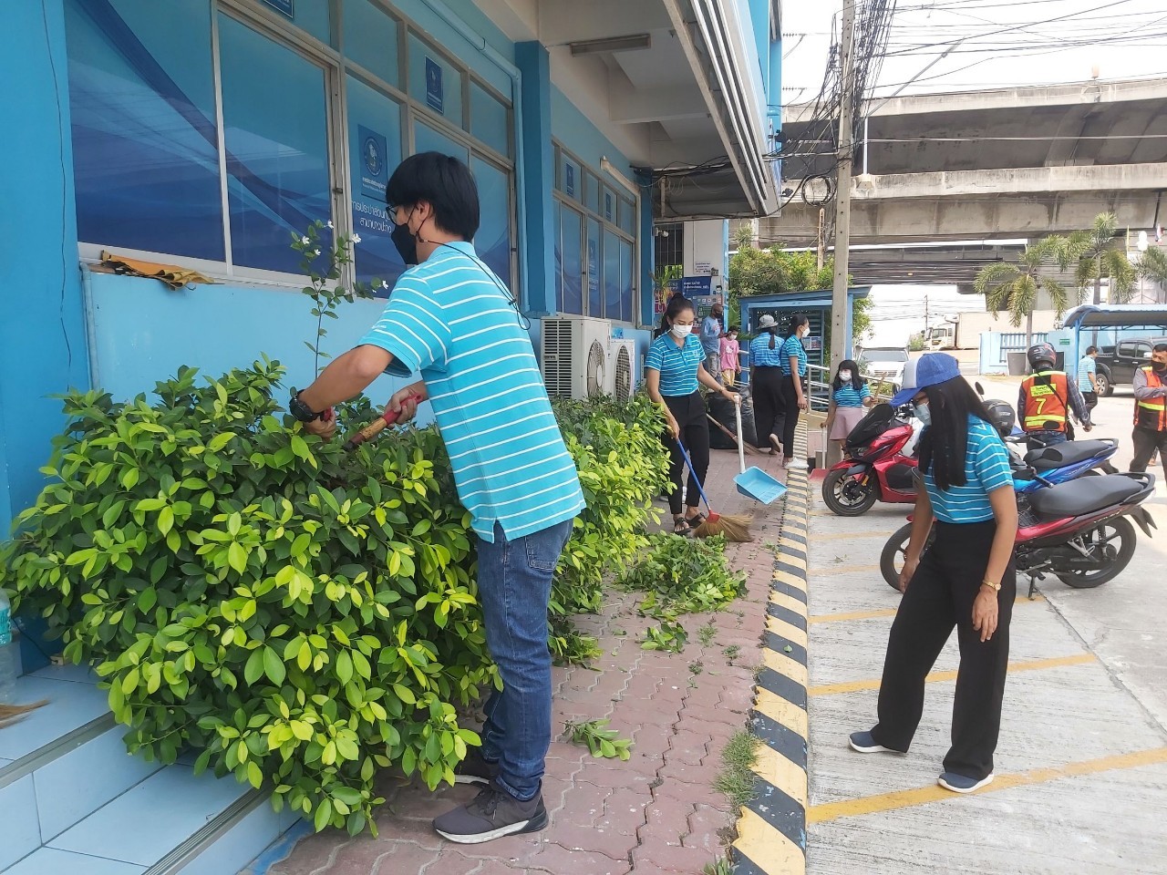 การประปาส่วนภูมิภาคสาขาบางปะกง จัดกิจกรรม "Big Cleaning Day"