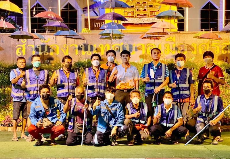 กปภ.สาขาศรีสะเกษลงพื้นที่เพื่อดำเนินการตามแผนปฏิบัติการลดน้ำสูญเสีย