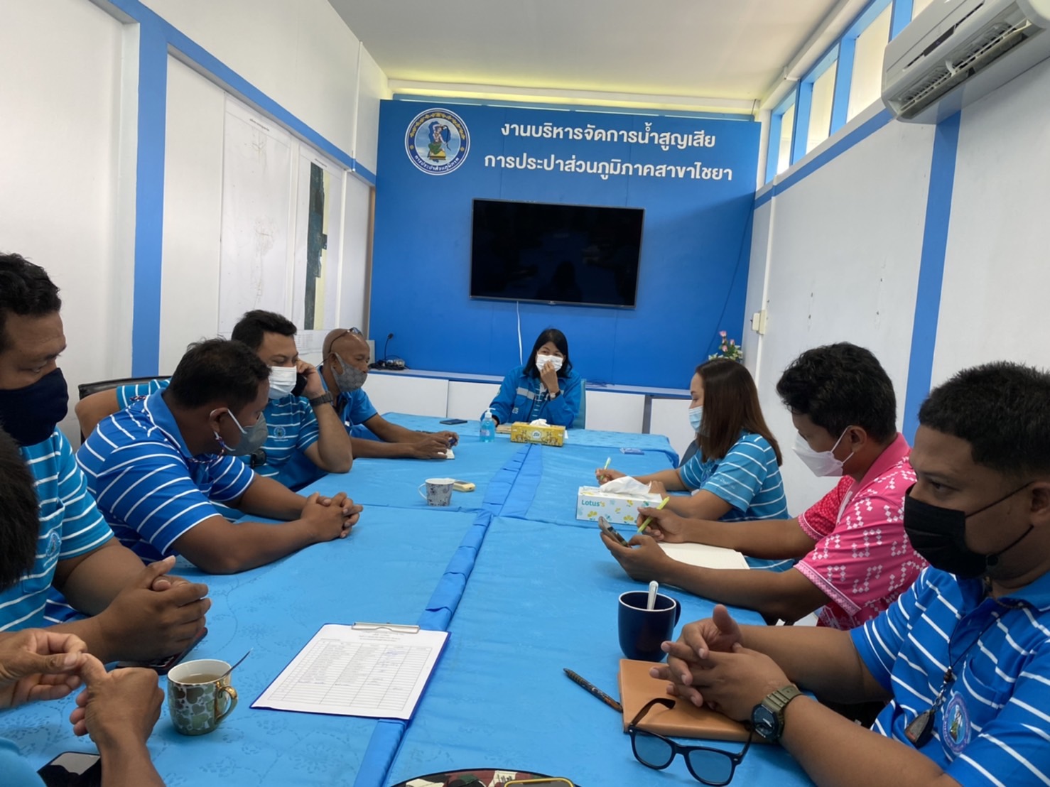 การประปาส่วนภูมิภาคสาขาไชยา จัดกิจกรรมสนทนายามเช้า (Morning Talk) ครั้งที่ 11/2565