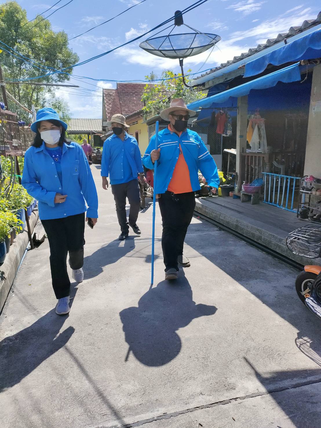 การประปาส่วนภูมิภาคสาขาไชยา ลงพื้นที่ดำเนินการปฏิบัติงานหาท่อแตก-รั่ว(Step Test) เพื่อค้นหาน้ำสูญเสีย และแก้ปัญหาน้ำไม่ไหล