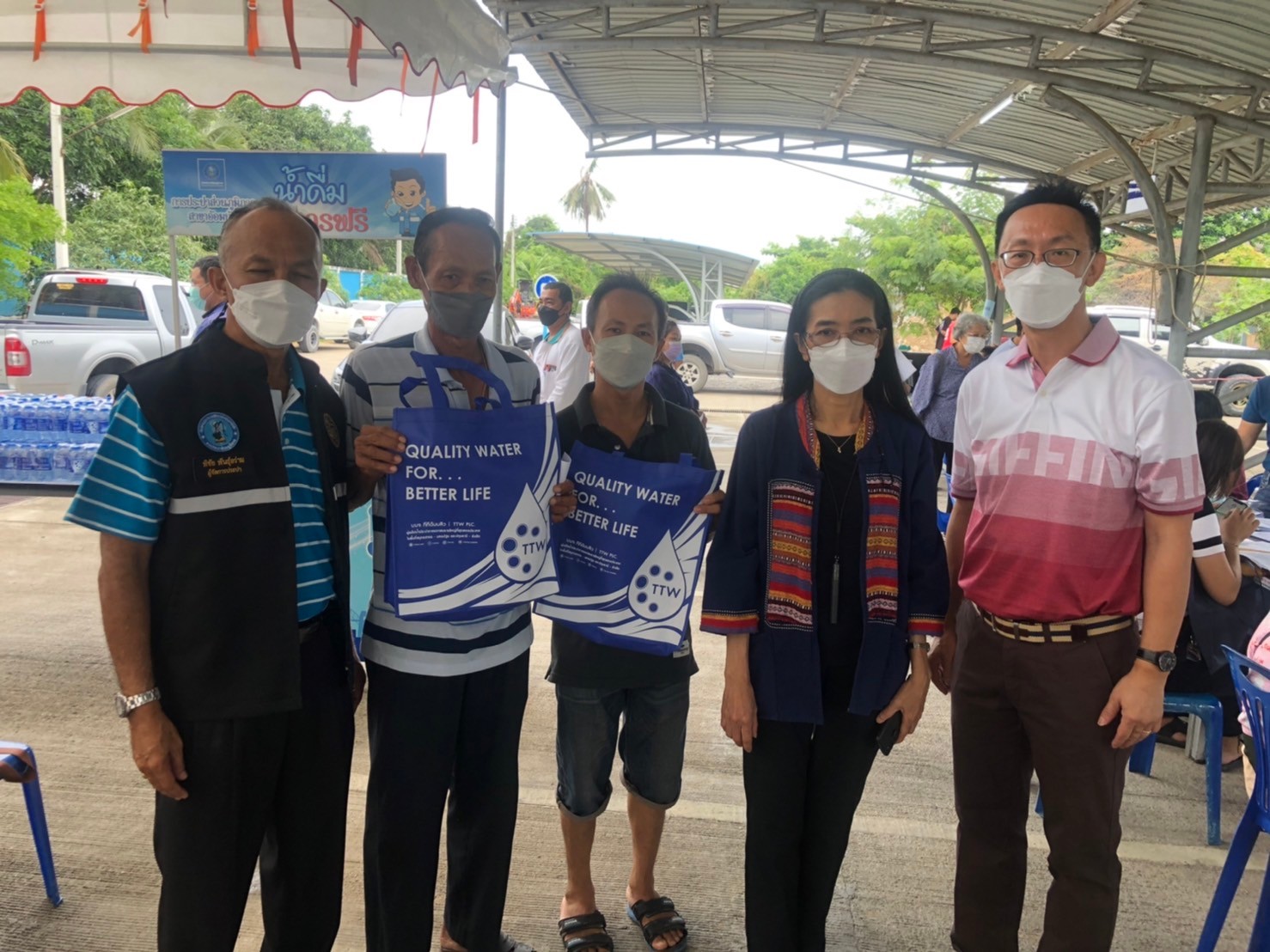 กปภ.สาขาสามพราน ลงพื้นที่รับโอนลูกค้าจากเทศบาลเมืองไร่ขิง