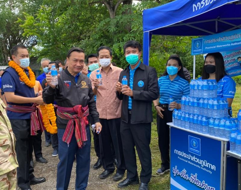 กปภ.สาขาศรีสะเกษร่วมให้การ รัฐมนตรีช่วยว่าการกระทรวงมหาดไทยลงพื้นที่อำเภออุทุมพรพิสัย