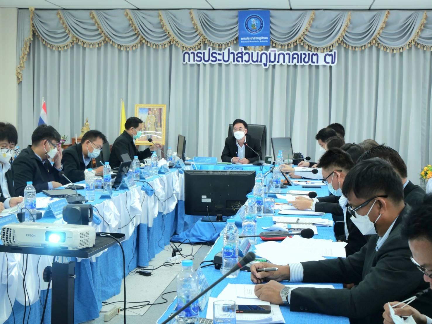 กปภ.ข.7 ประชุมสรุปผลการดำเนินงาน ณ สิ้นไตรมาส 2/2565