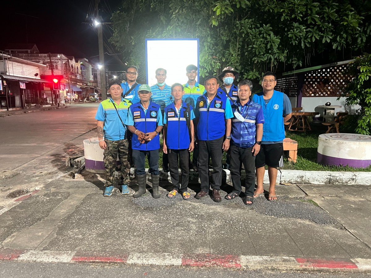 การประปาส่วนภูมิสาขาจันดี ลงพื้นที่เดินสำรวจหาท่อแตก-ท่อรั่ว ประจำเดือน พฤษภาคม 2565