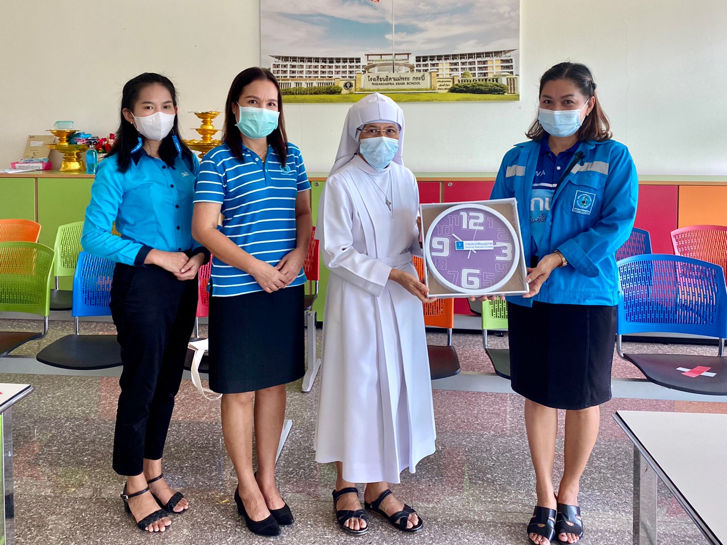 การประปาส่วนภูมิภาคสาขากระบี่ ลงพื้นที่พบผู้ใช้น้ำรายใหญ่ ภายใต้กิจกรรมมุ่งมั่นเพื่อปวงชน เติมใจให้กันครั้งที่ 7/2565