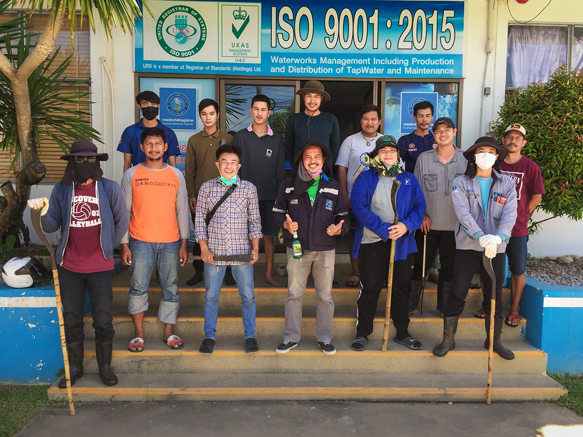 การประปาส่วนภูมิภาคสาขาเพชรบุรี จัดกิจกรรม Big Cleaning Day